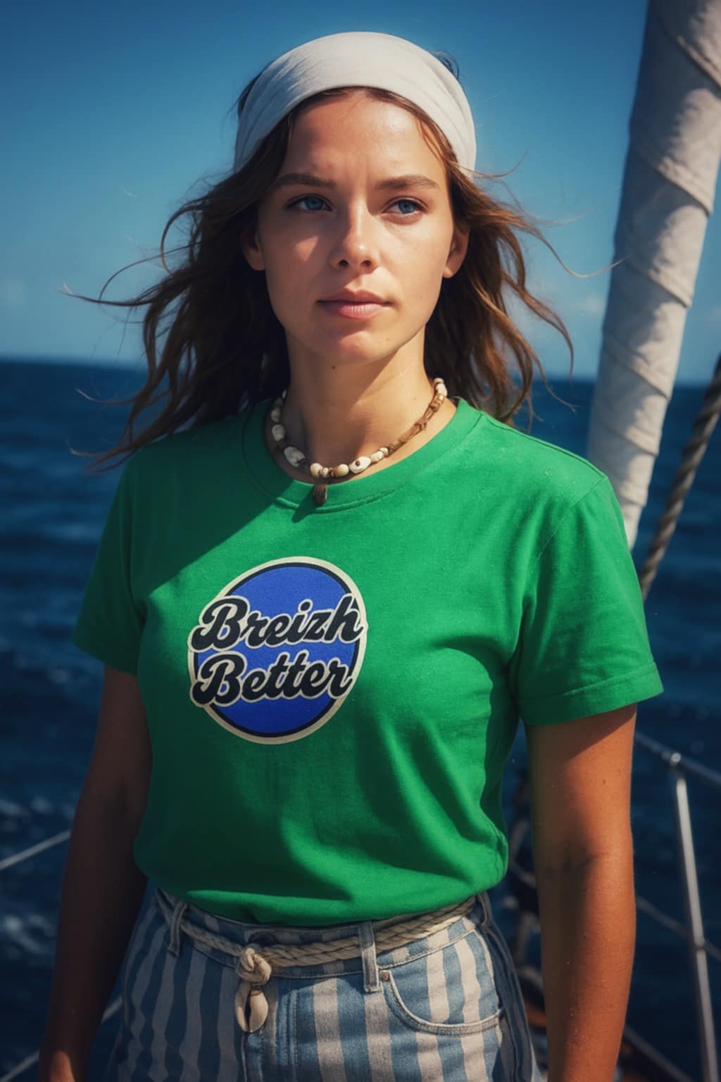 T-shirt classique unisexe Breizhbetter Cola Bleu
