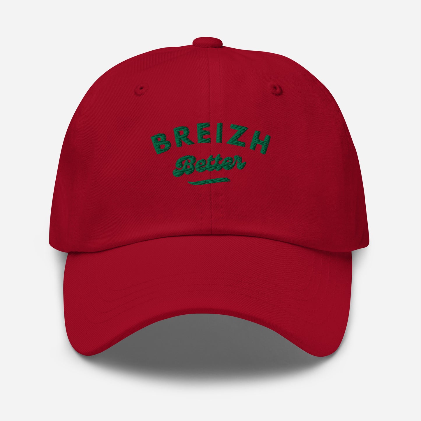 Casquette Sport Breizhbetter Billy Vert Brodé