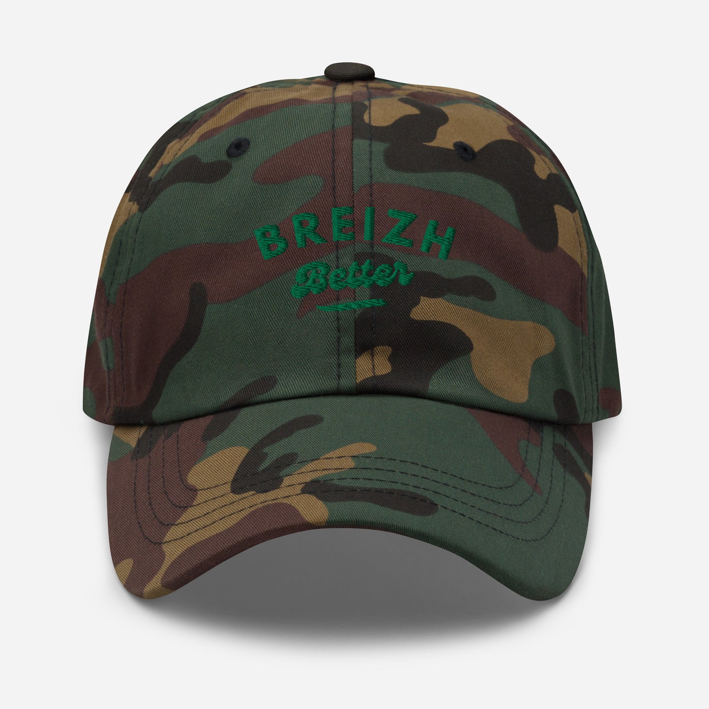 Casquette Sport Breizhbetter Billy Vert Brodé