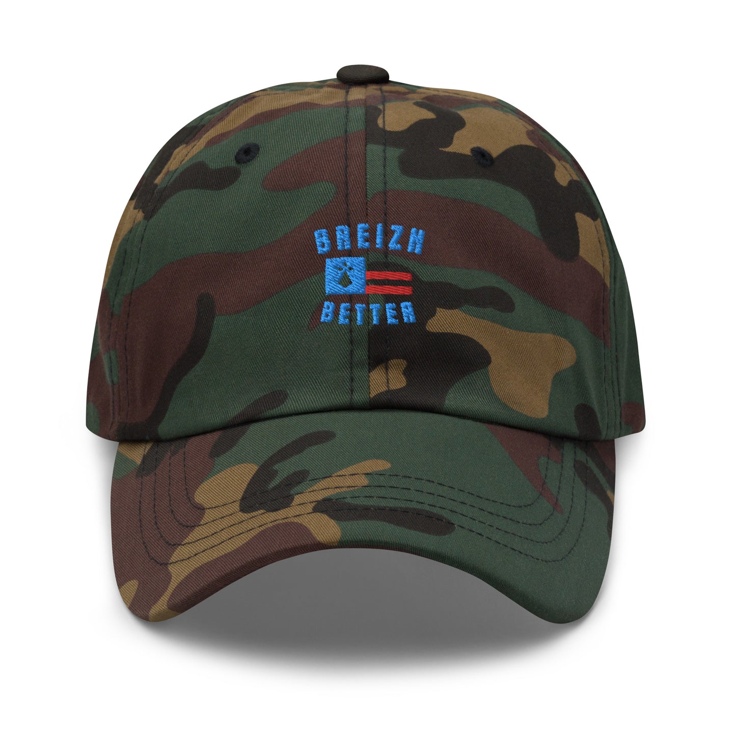 Casquette de Baseball Breizhbetter Hermine Bleue
