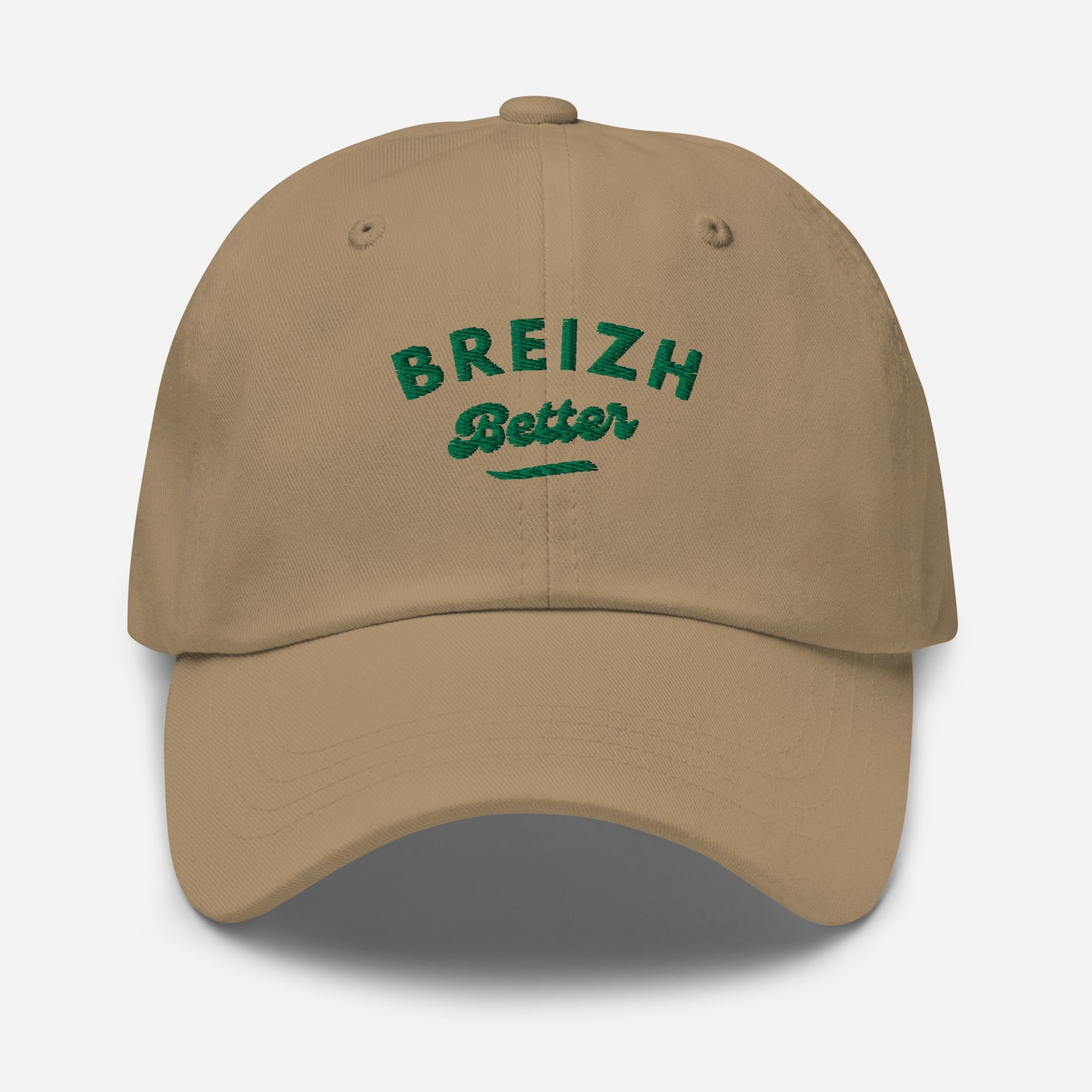 Casquette Sport Breizhbetter Billy Vert Brodé