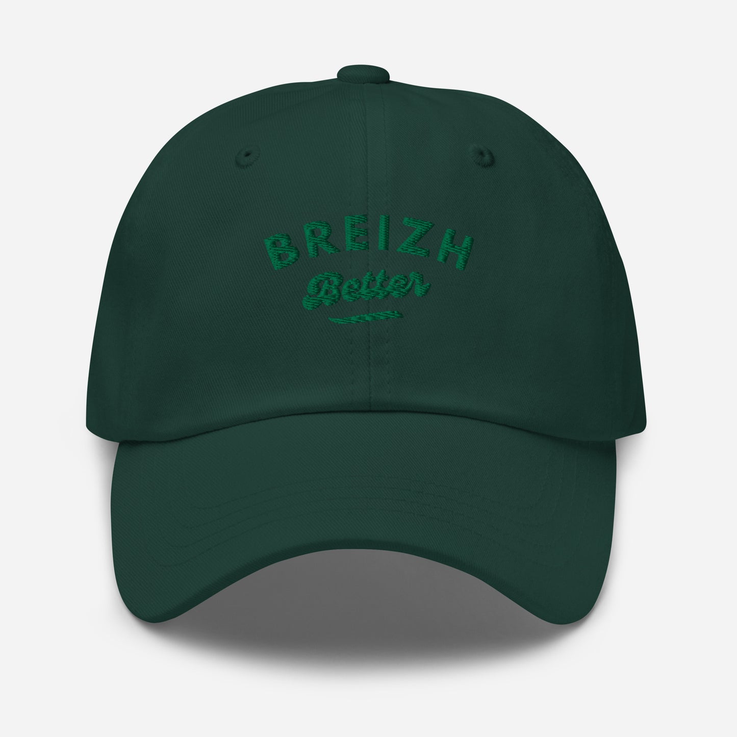 Casquette Sport Breizhbetter Billy Vert Brodé