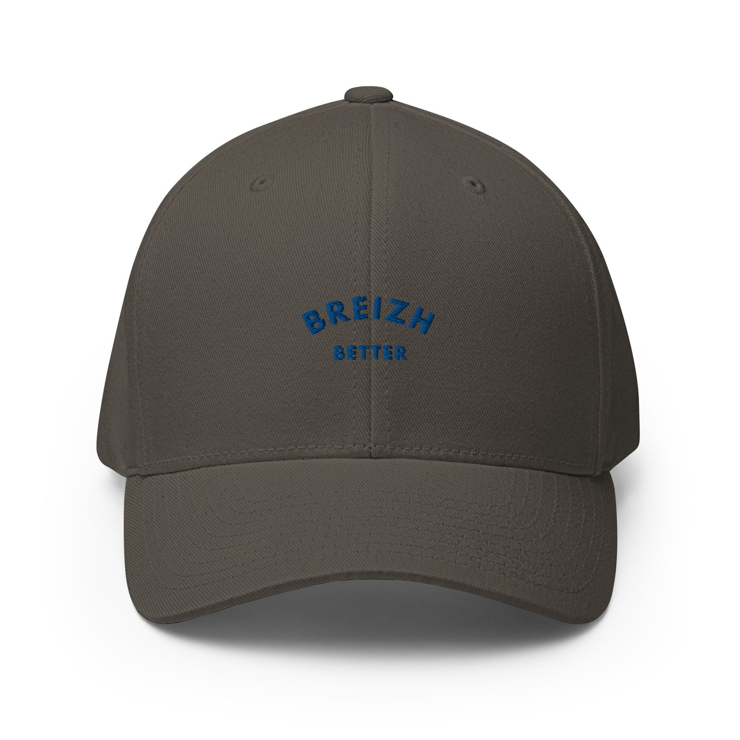 Casquette Structurée en Sergé Breizhbetter Bleu Brodé