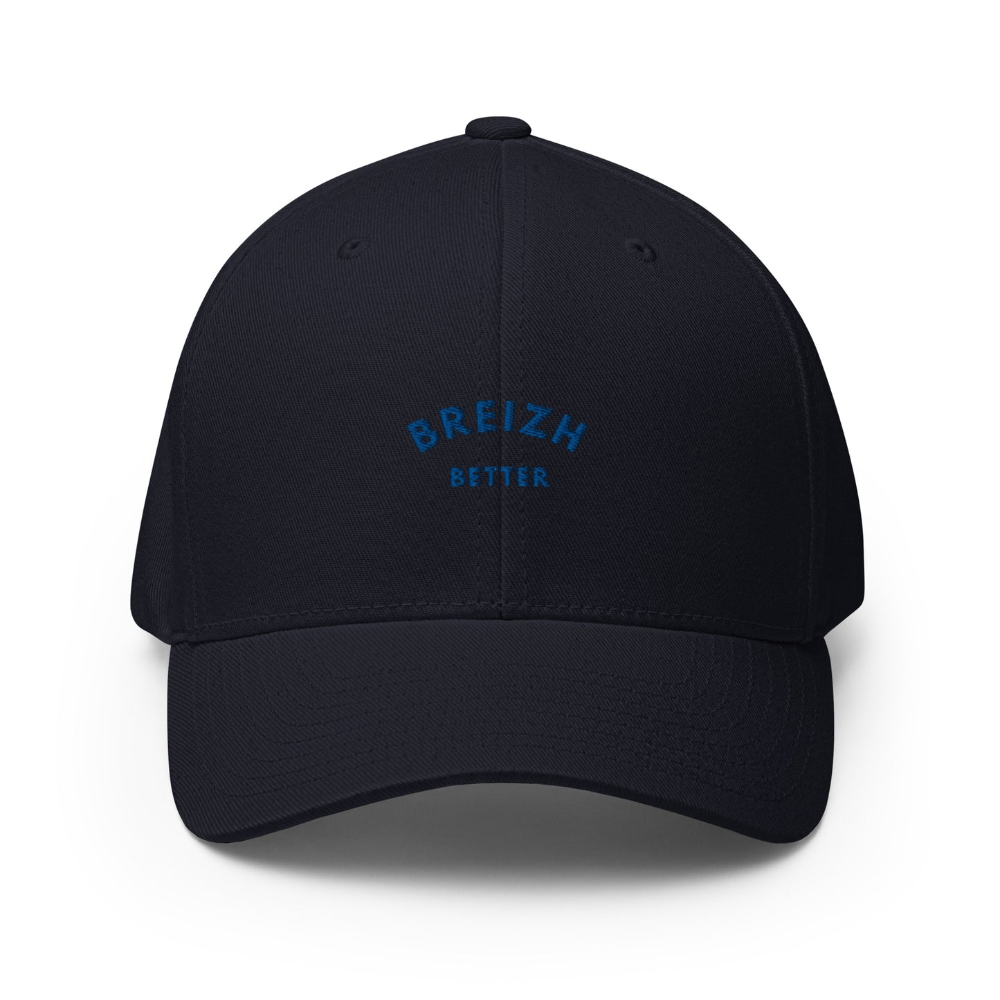 Casquette Structurée en Sergé Breizhbetter Bleu Brodé