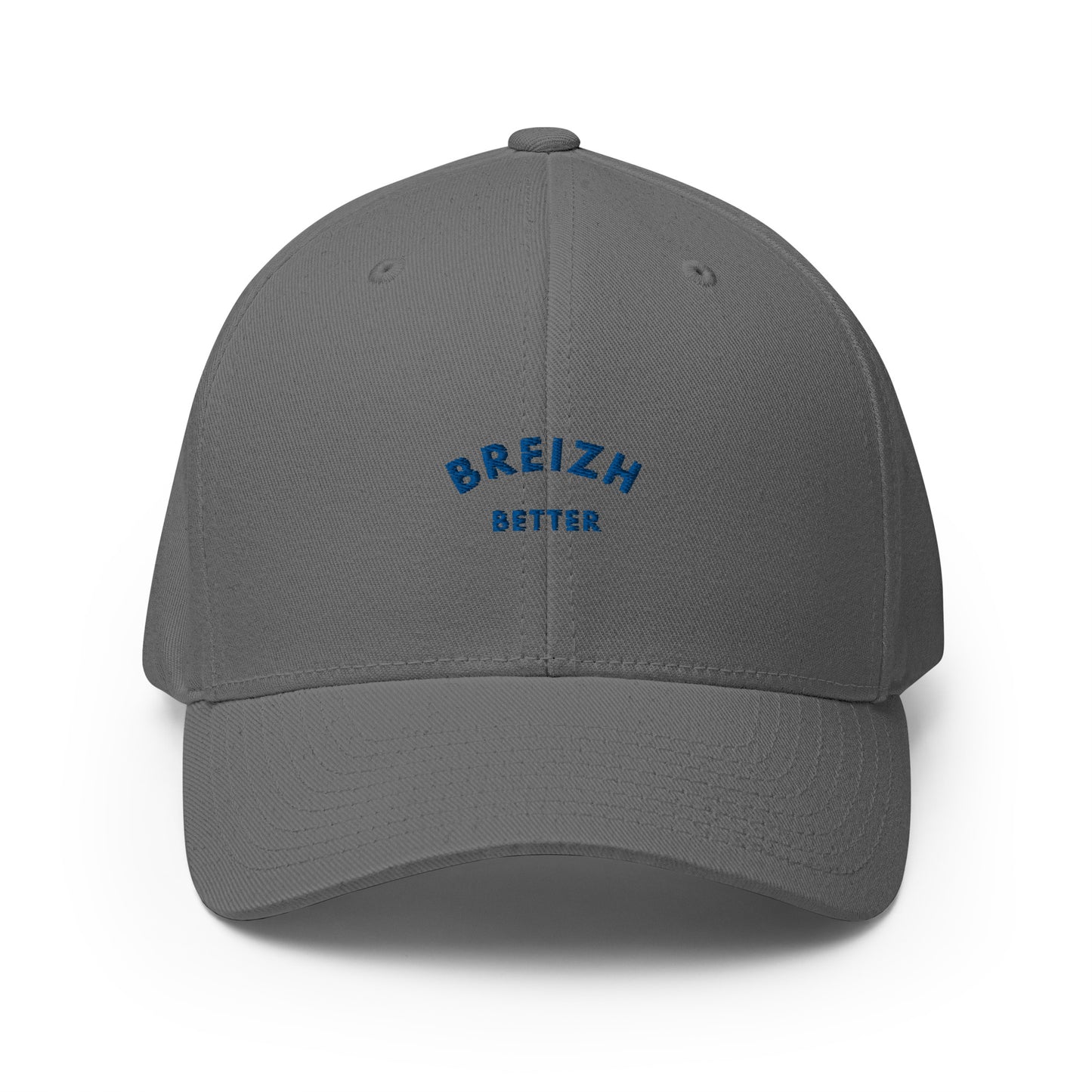 Casquette Structurée en Sergé Breizhbetter Bleu Brodé