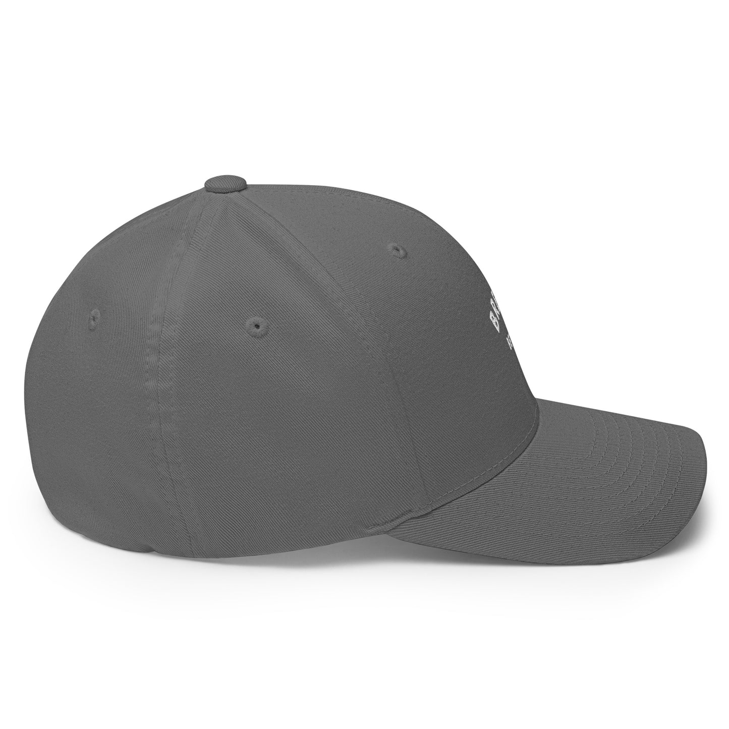 Casquette Structurée en Sergé Breizhbetter Blanc Brodé