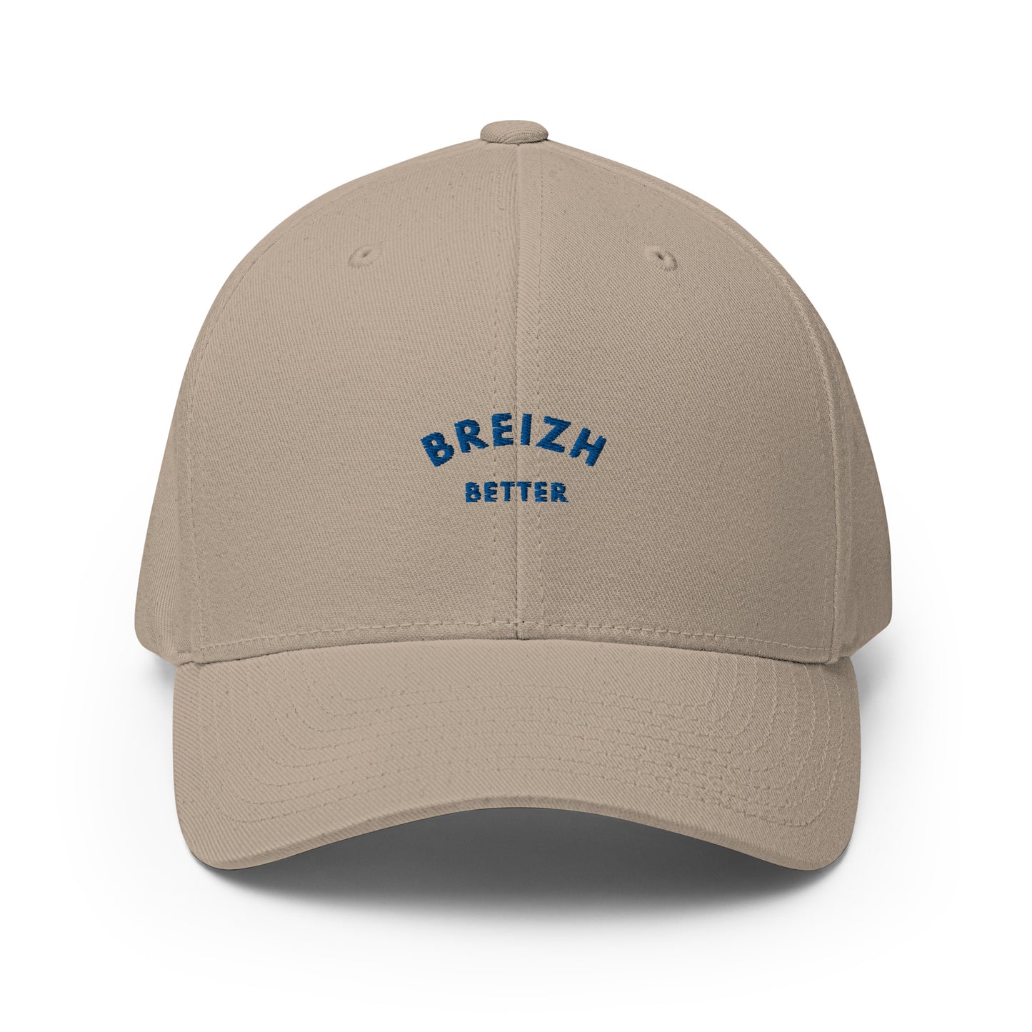 Casquette Structurée en Sergé Breizhbetter Bleu Brodé