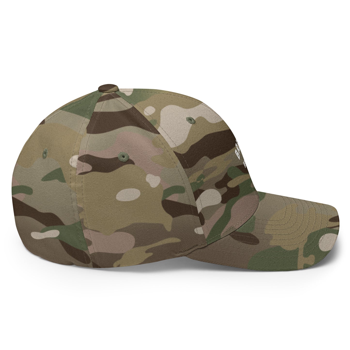 Casquette Structurée en Sergé Breizhbetter Blanc Brodé