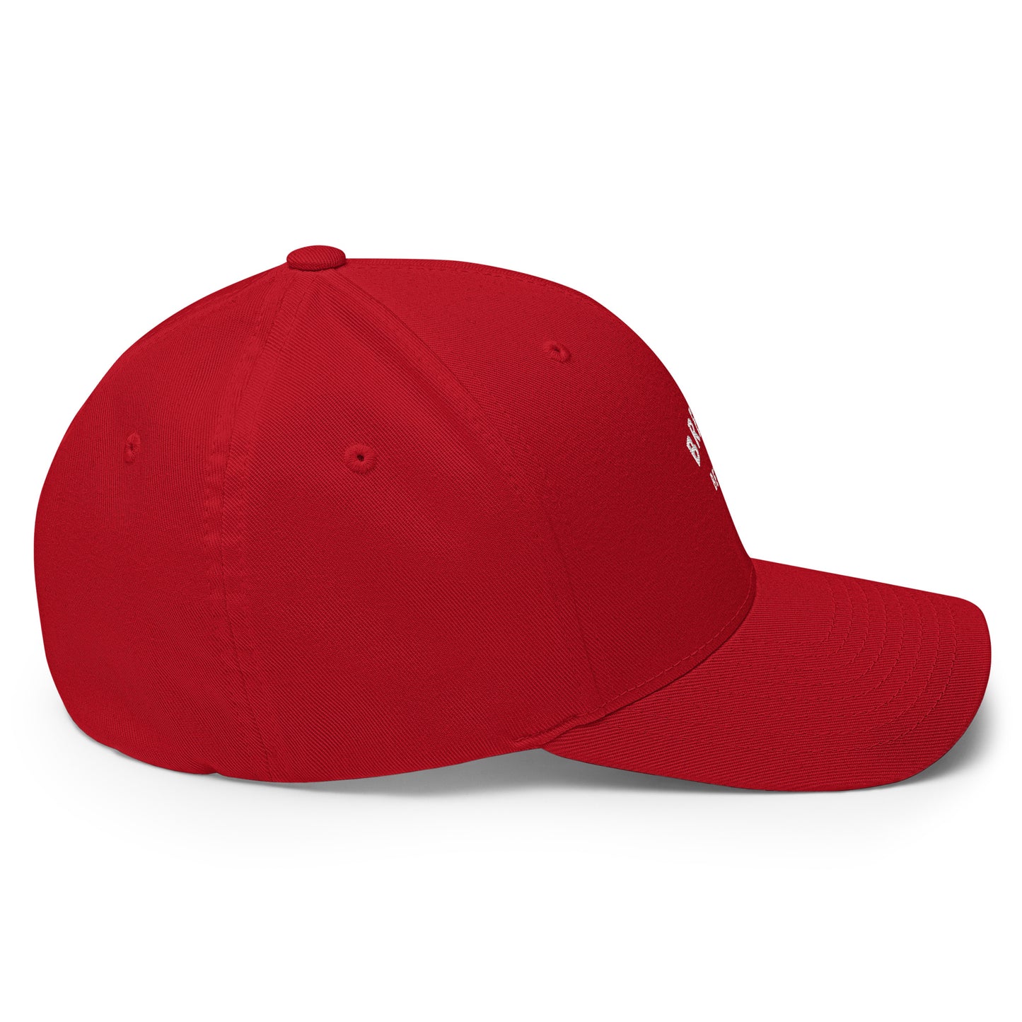 Casquette Structurée en Sergé Breizhbetter Blanc Brodé