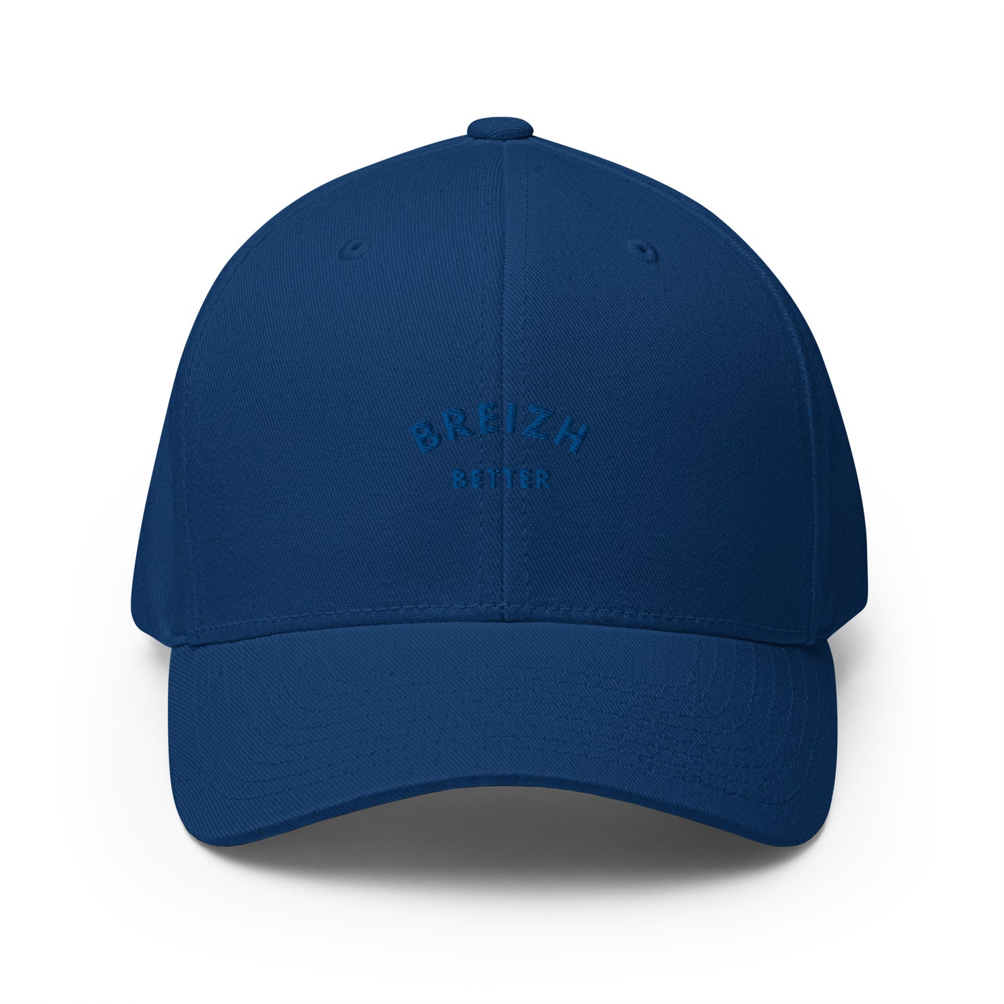 Casquette Structurée en Sergé Breizhbetter Bleu Brodé
