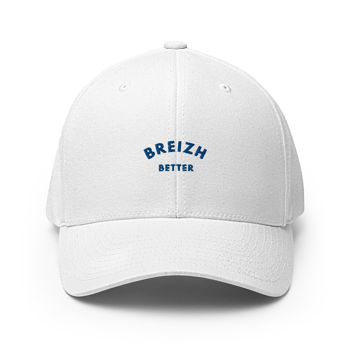 Casquette Structurée en Sergé Breizhbetter Bleu Brodé