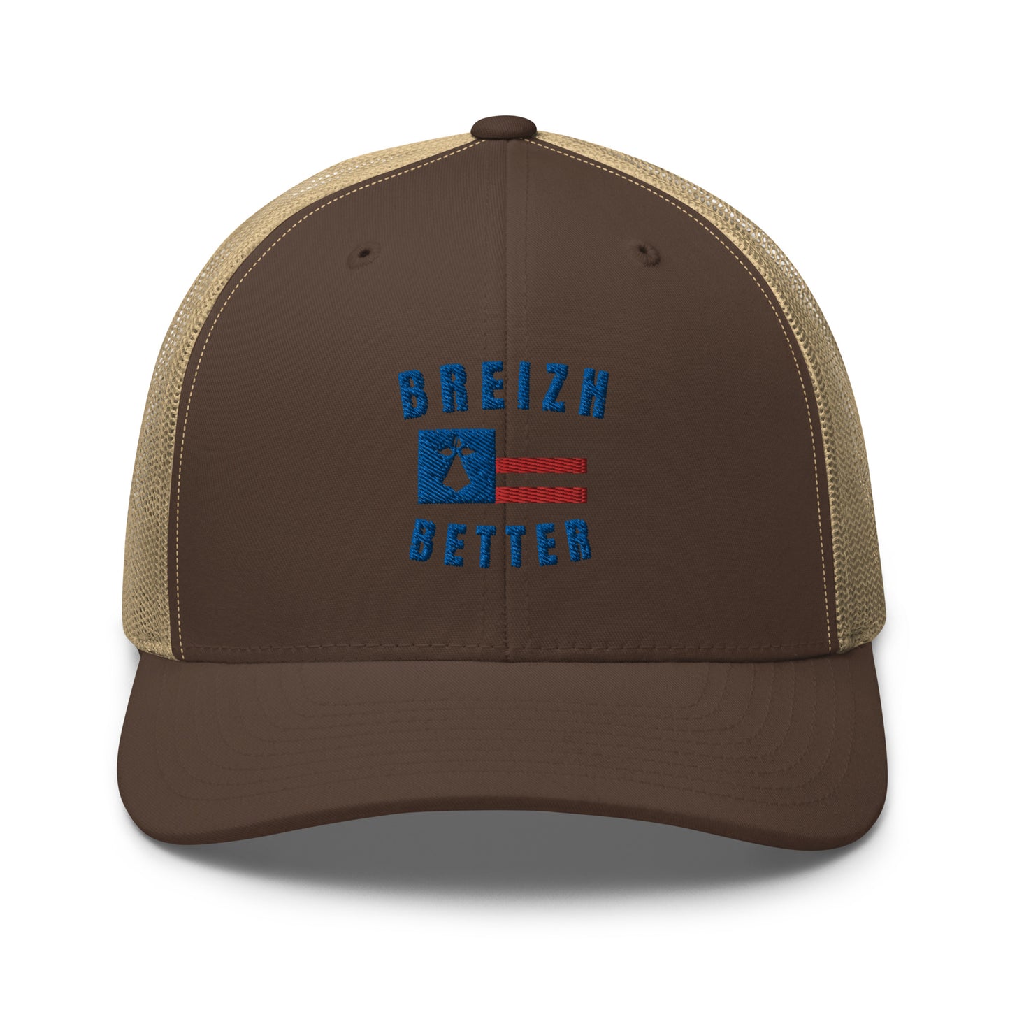 Casquette Trucker Breizhbetter Hermine Bleu Brodé