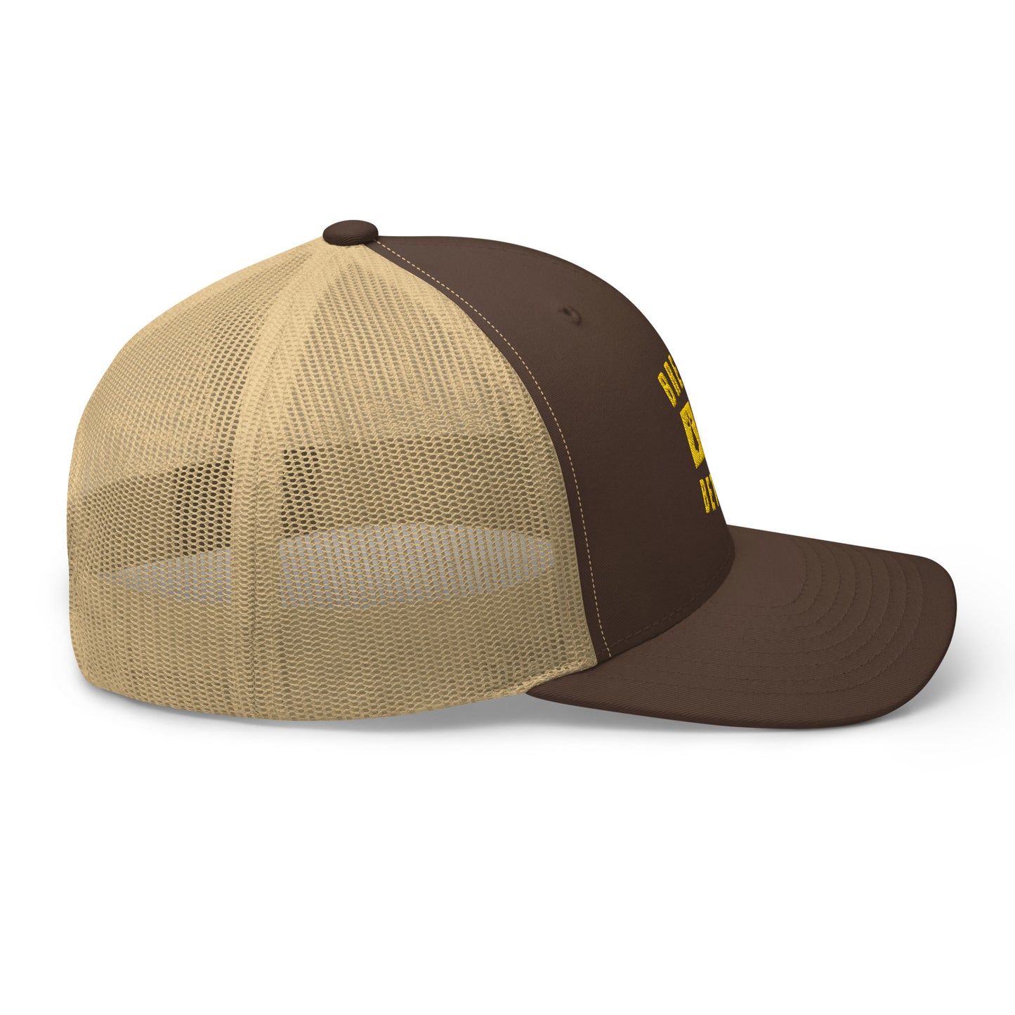 Casquette Trucker Breizhbetter Jaune Brodé