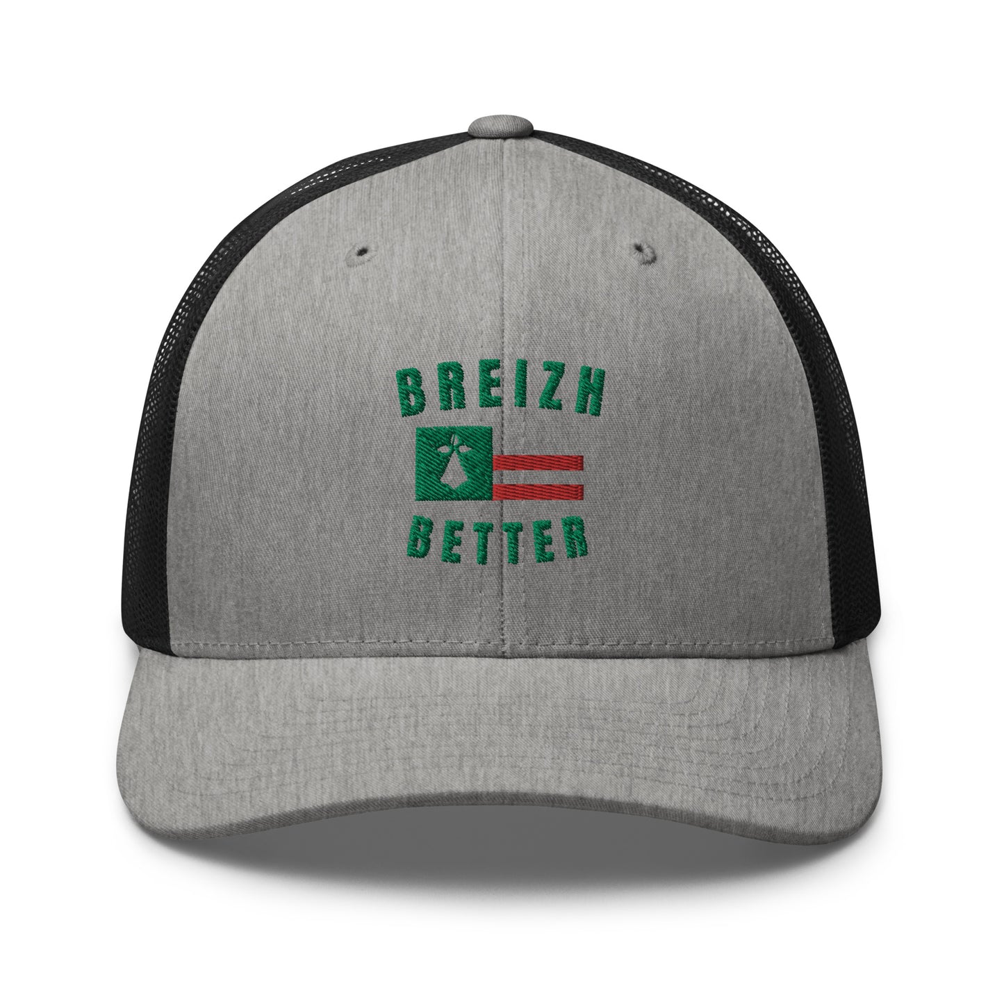 Casquette Trucker Breizhbetter Vert Brodé