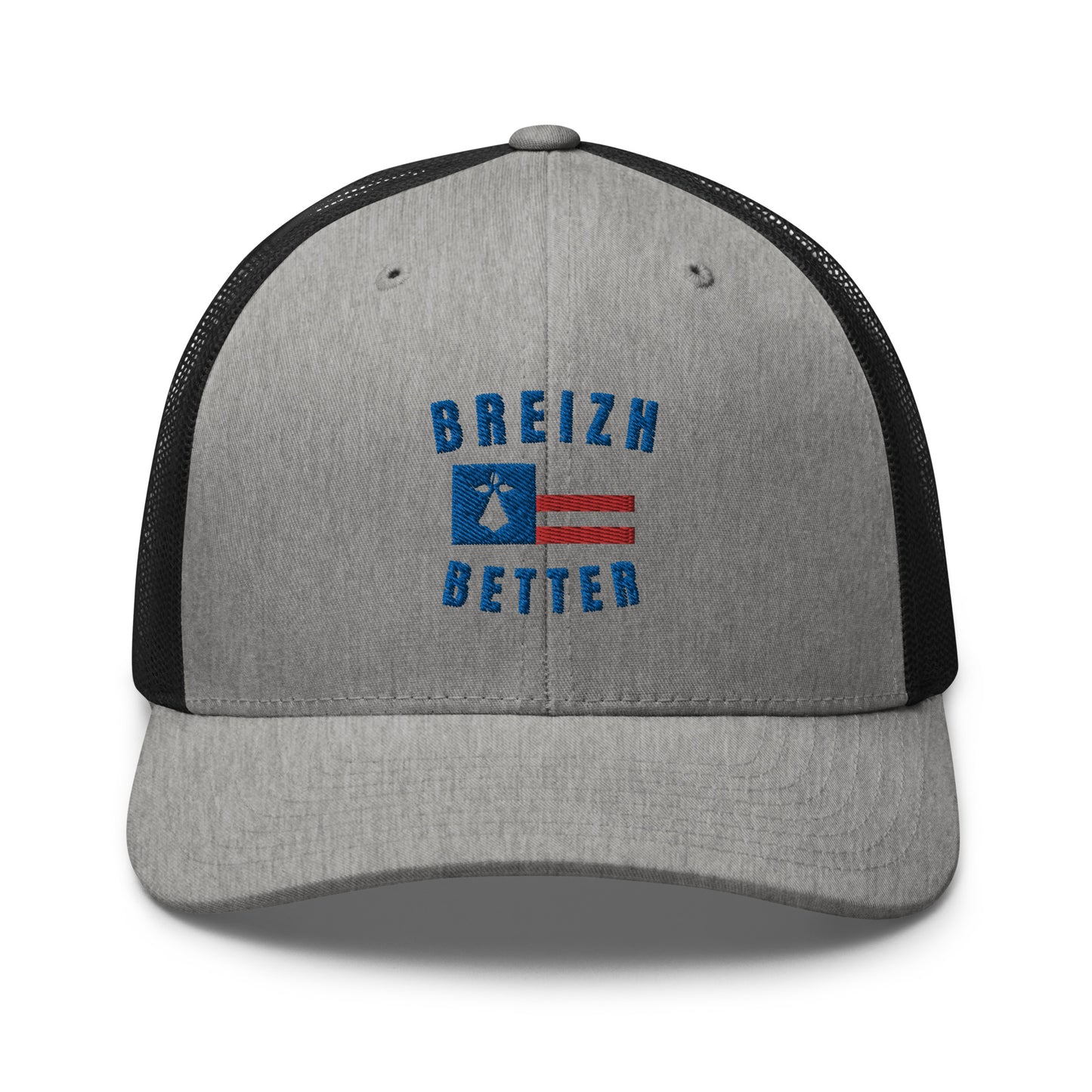 Casquette Trucker Breizhbetter Hermine Bleu Brodé