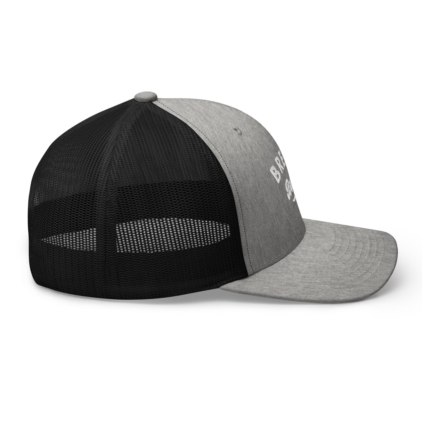Casquette Trucker Breizhbetter Billy Brodé Blanc