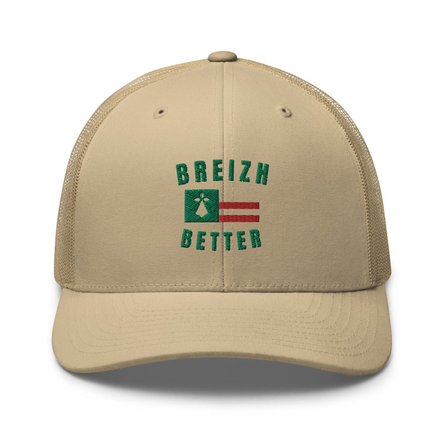 Casquette Trucker Breizhbetter Vert Brodé