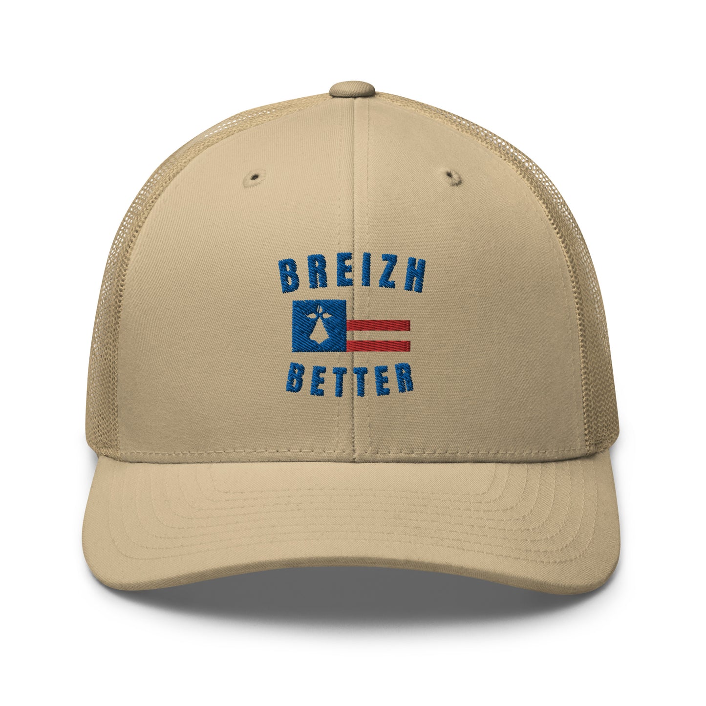 Casquette Trucker Breizhbetter Hermine Bleu Brodé