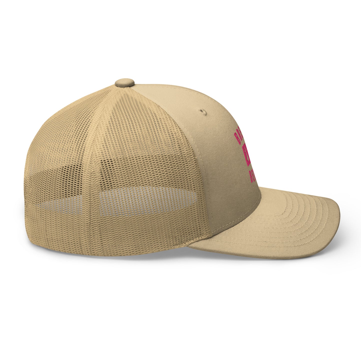 Casquette Trucker Breizhbetter Rose Brodé