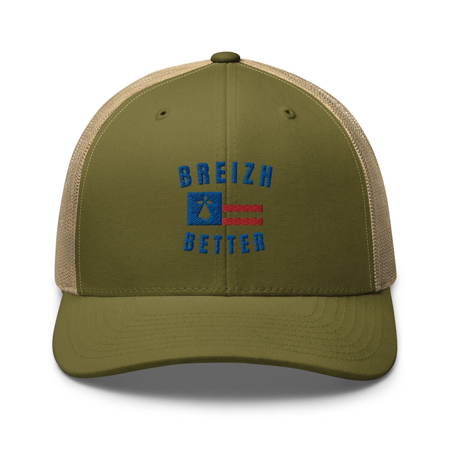 Casquette Trucker Breizhbetter Hermine Bleu Brodé