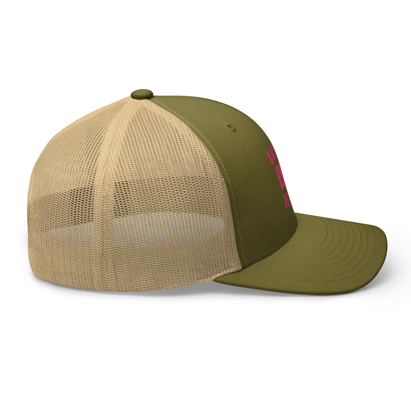 Casquette Trucker Breizhbetter Rose Brodé