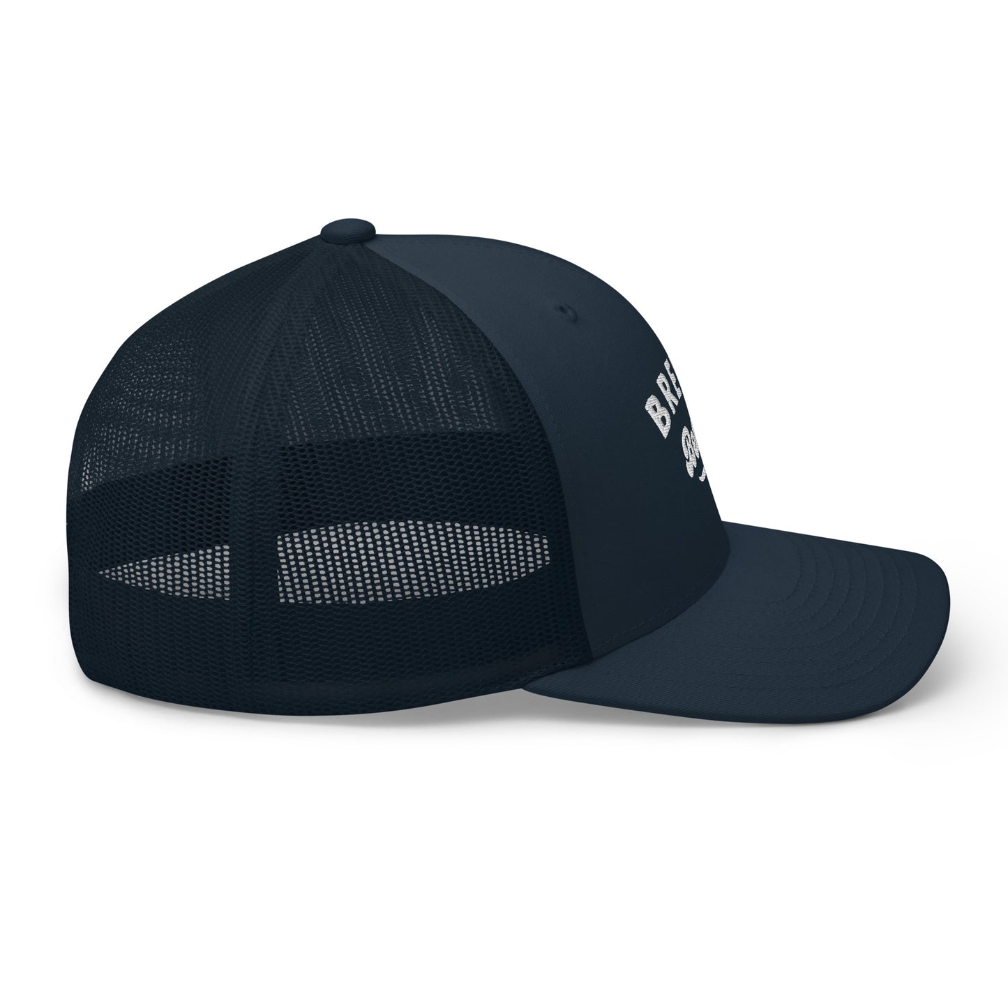 Casquette Trucker Breizhbetter Billy Brodé Blanc