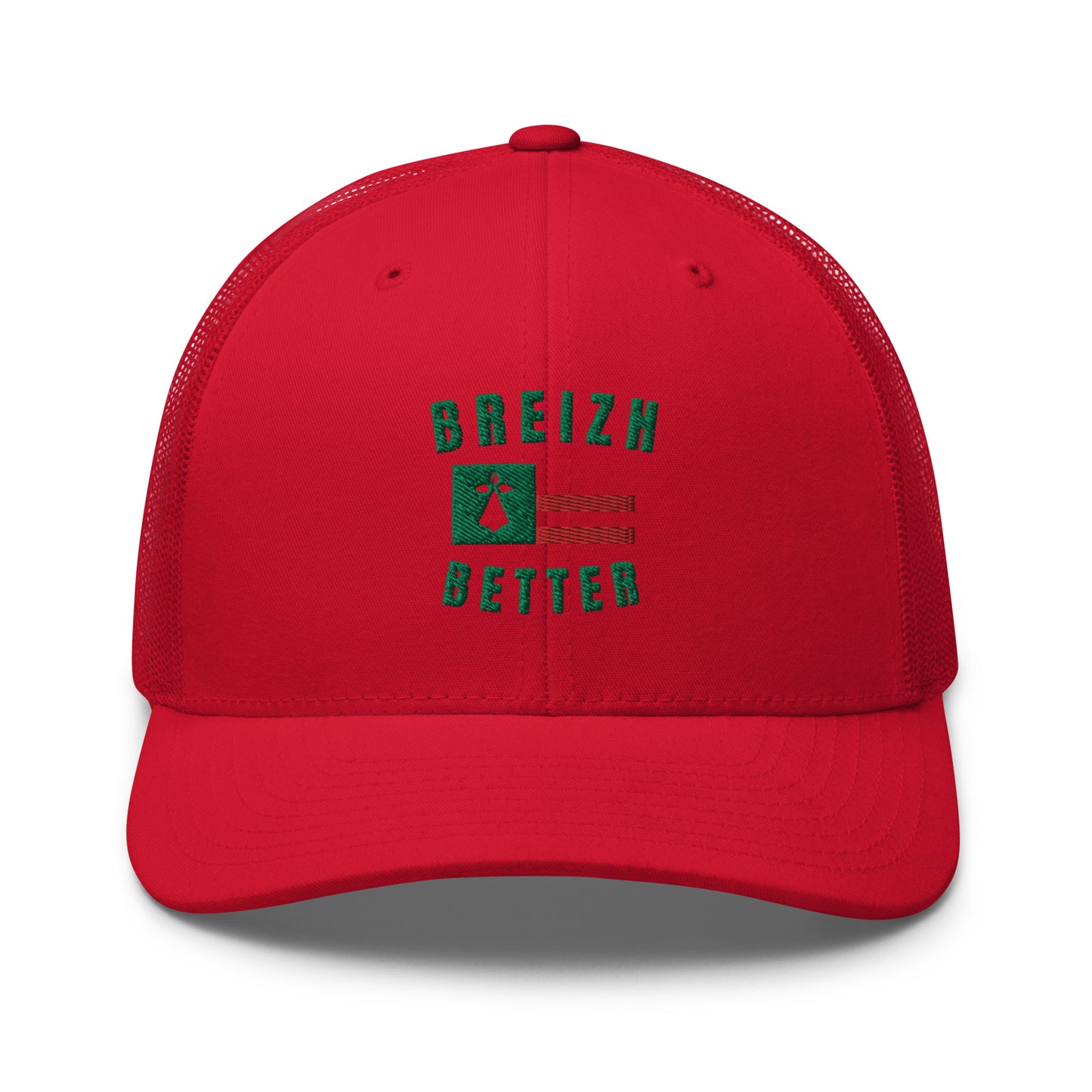 Casquette Trucker Breizhbetter Vert Brodé