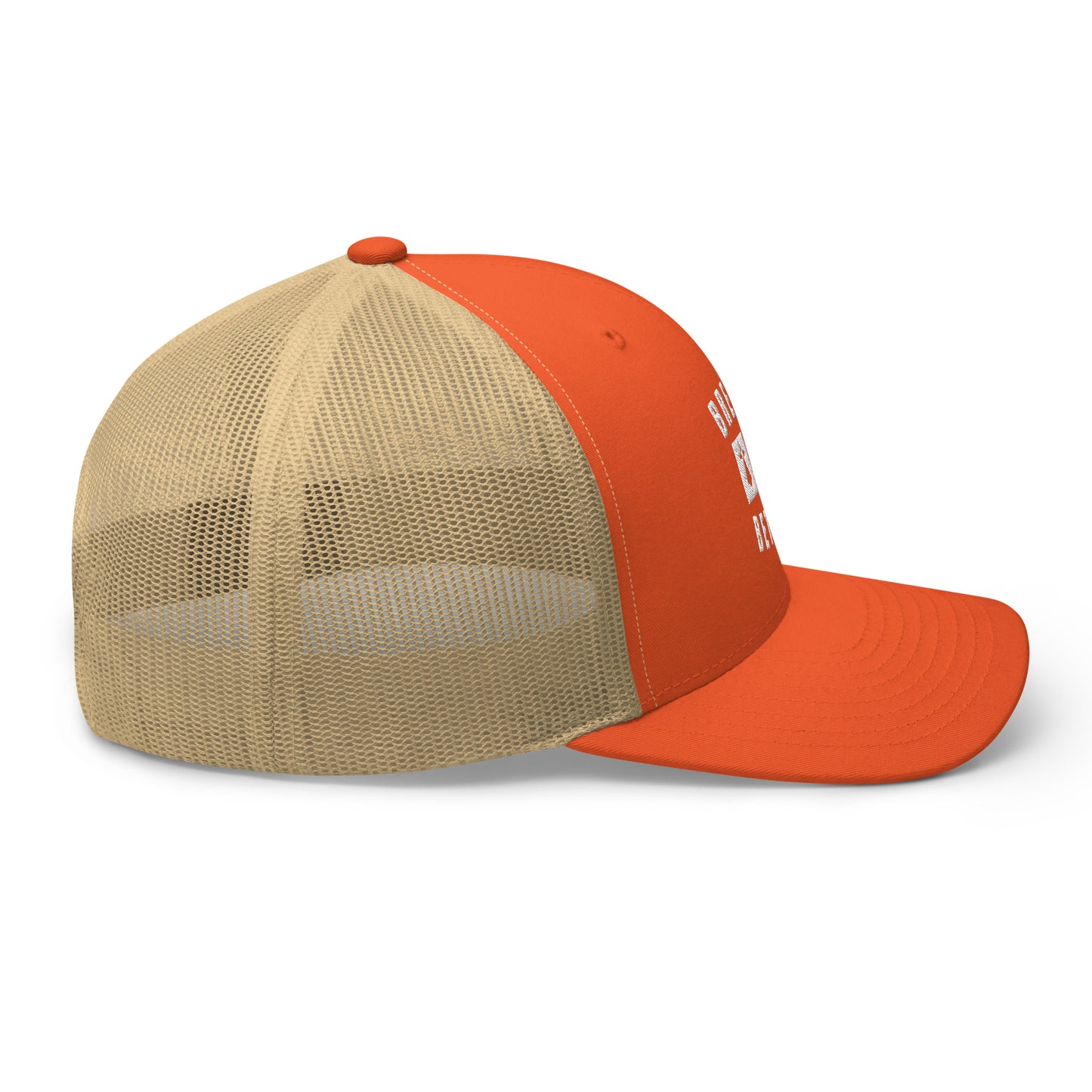Casquette Trucker Breizhbetter Hermine Blanc Brodé