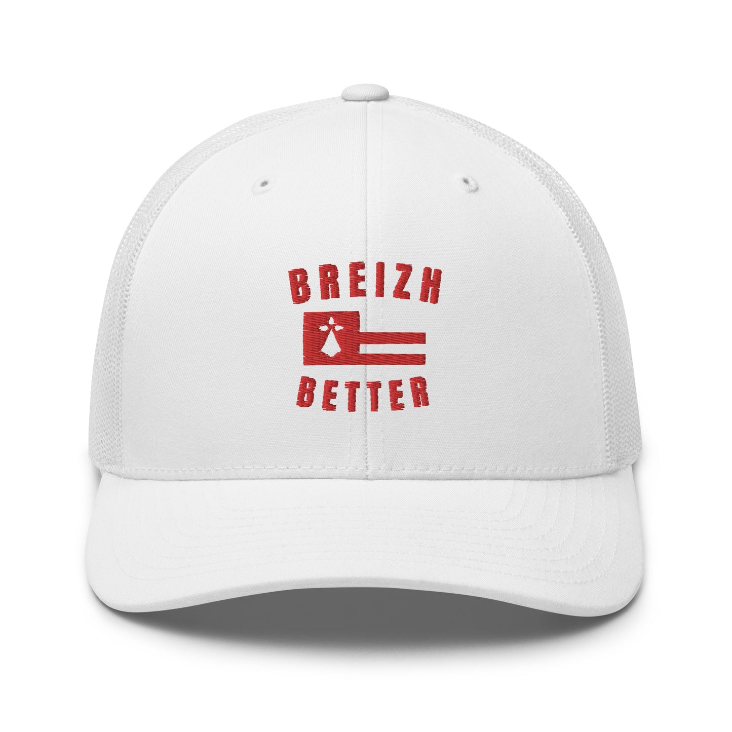 Casquette Trucker Breizhbetter Rouge Brodé