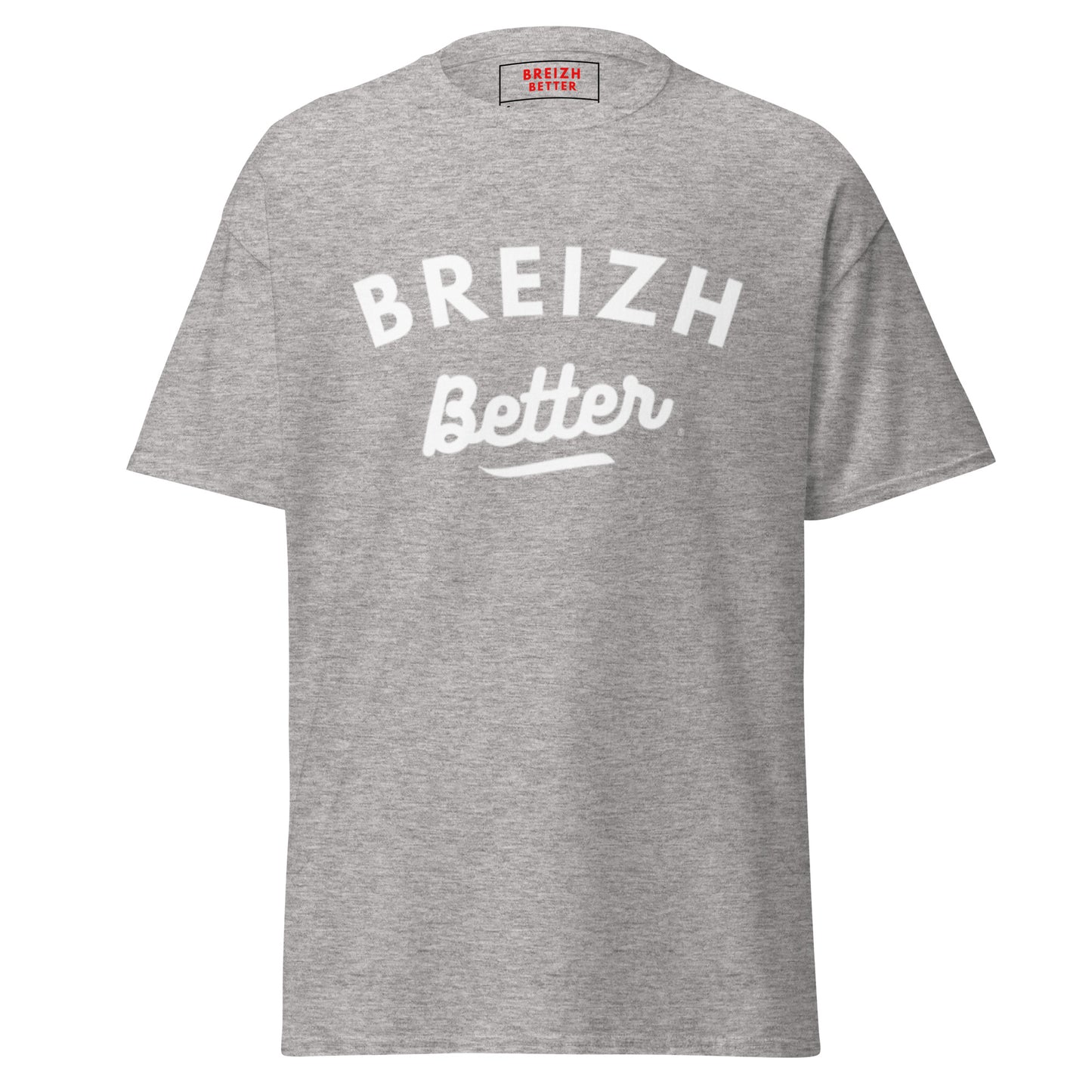T-shirt classique unisexe Breizhbetter Billy Blanc
