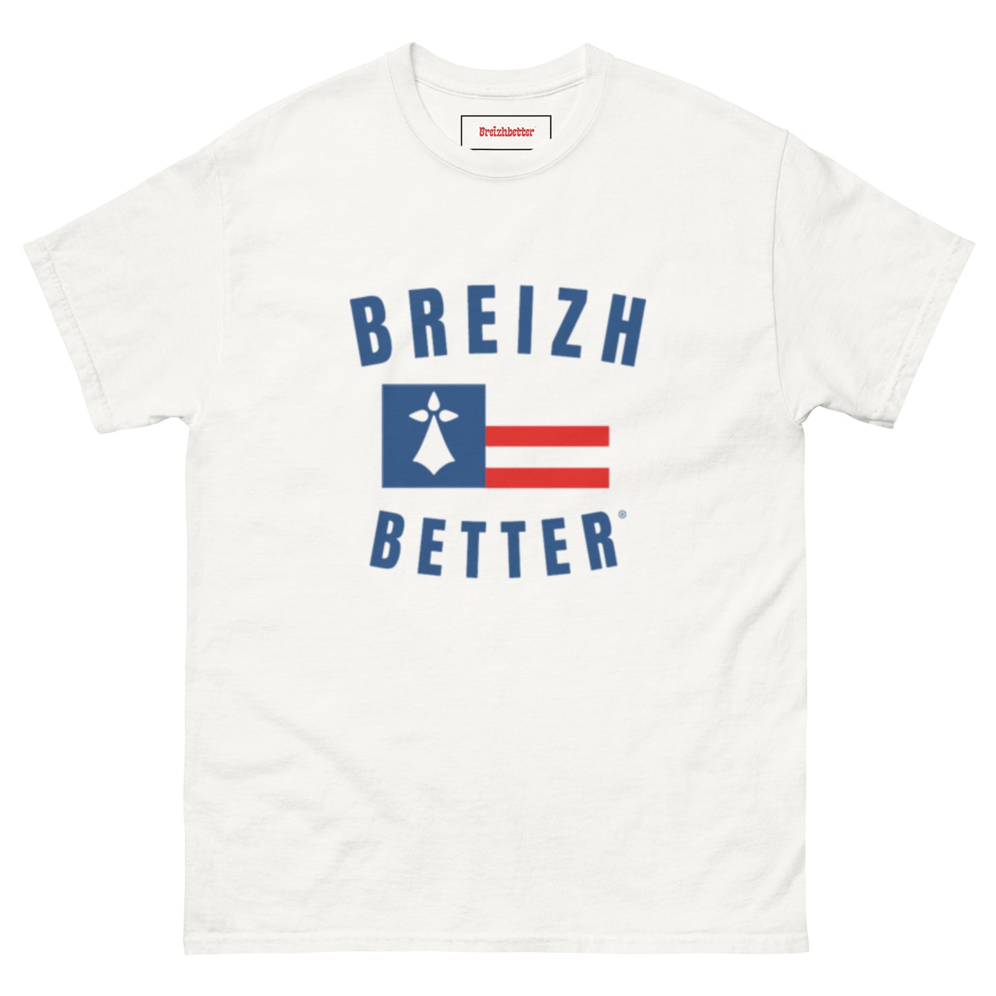 T-shirt classique unisexe Breizhbetter Hermine