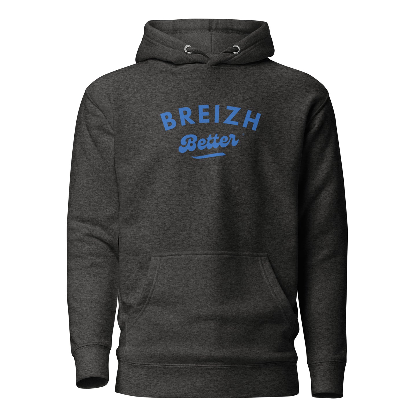Sweat Ă Capuche Unisexe Breizhbetter Bleu Billy AV