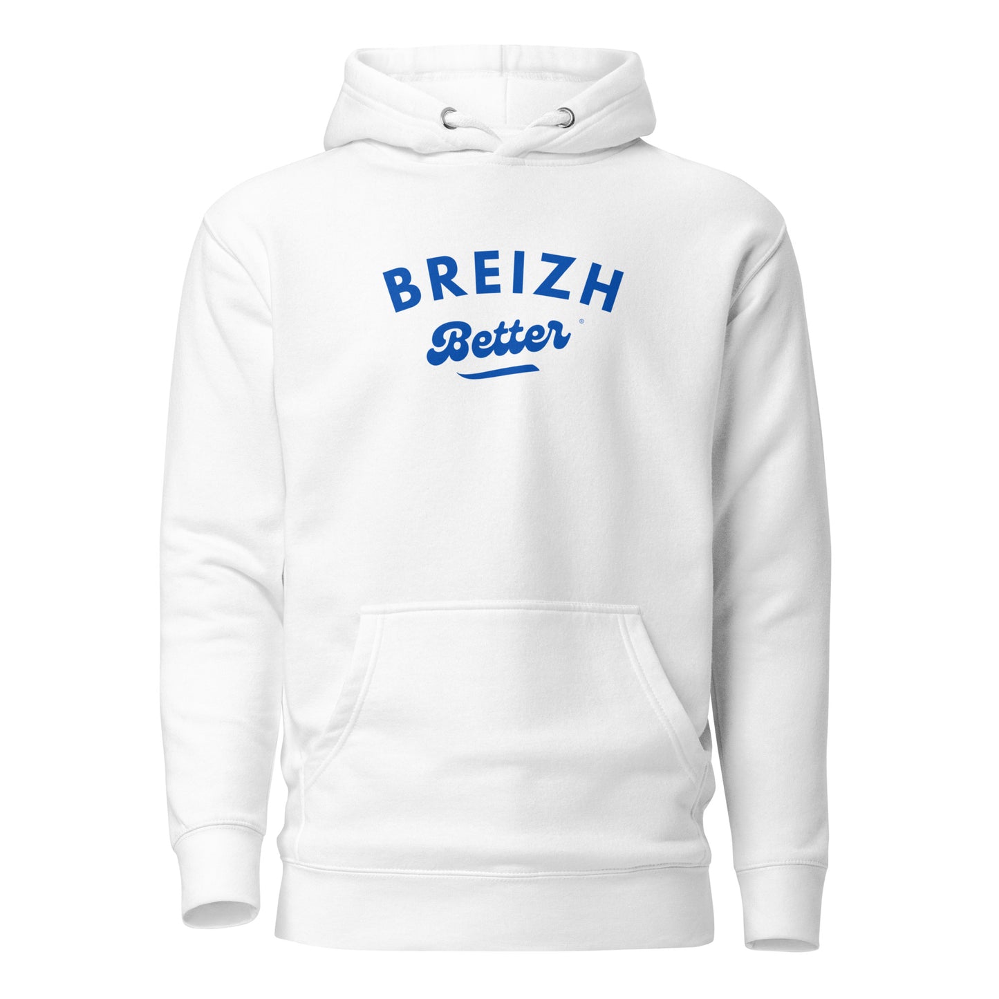 Sweat Ă Capuche Unisexe Breizhbetter Bleu Billy AV