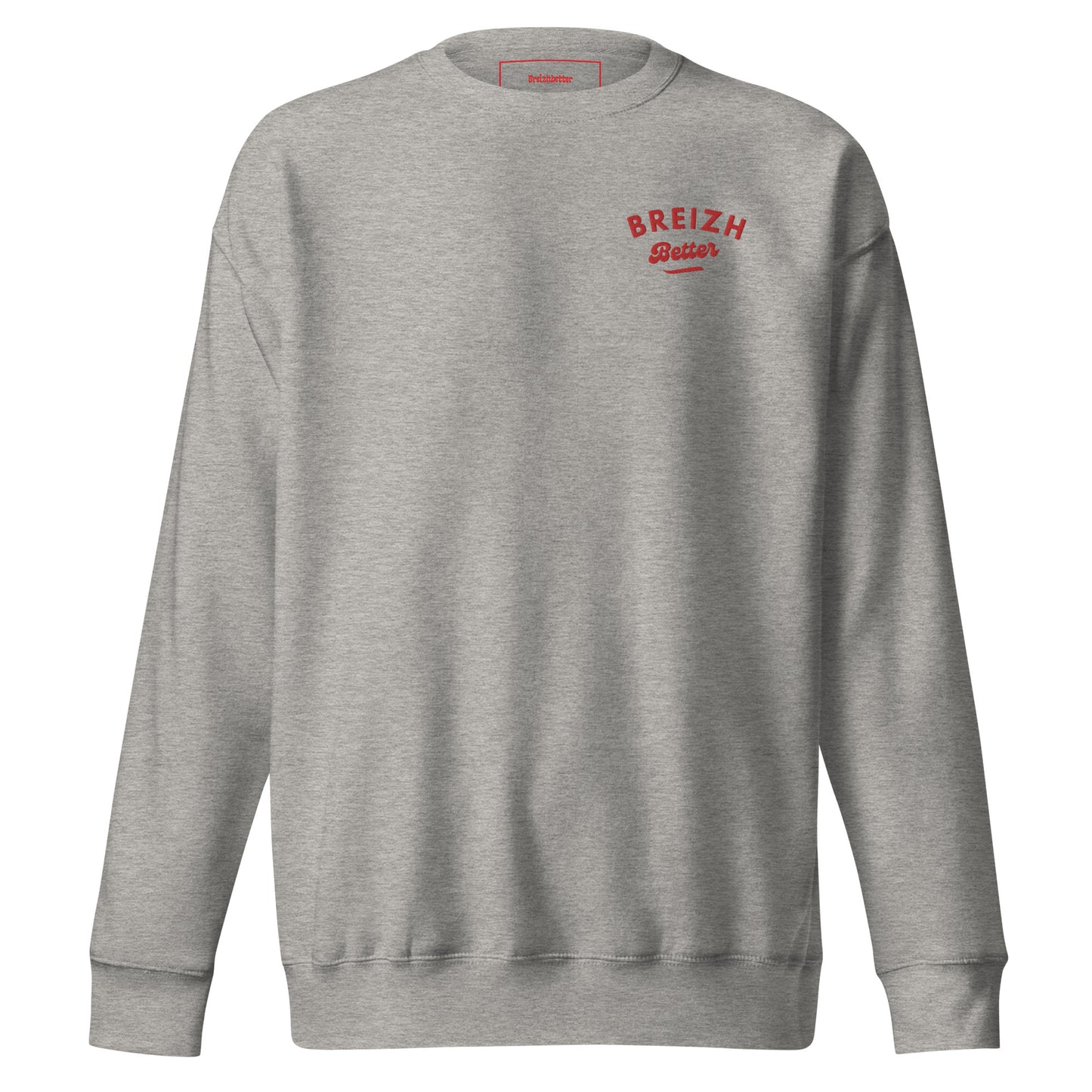 Sweat Billy brodé rouge poitrine