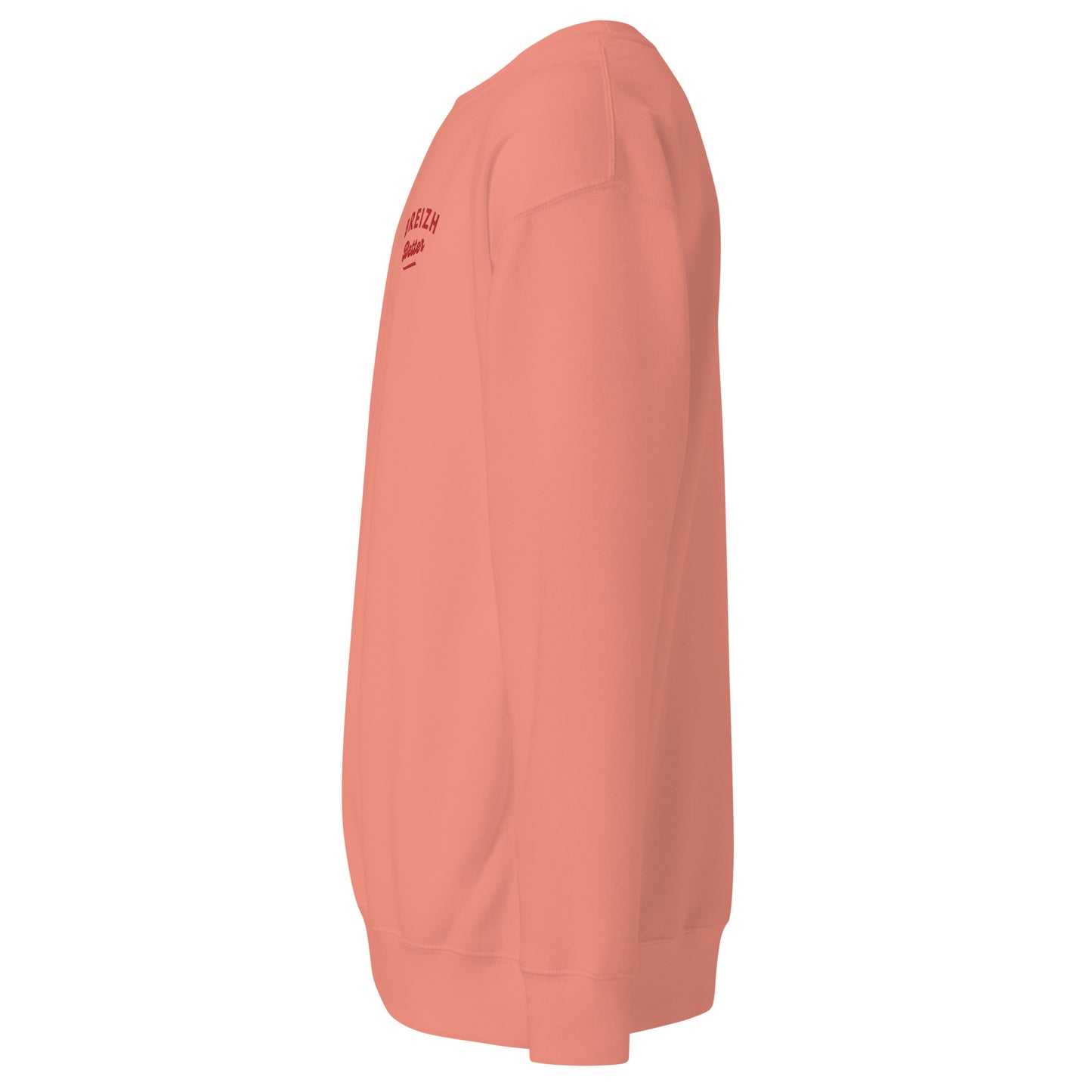 Sweat Billy brodé rouge poitrine