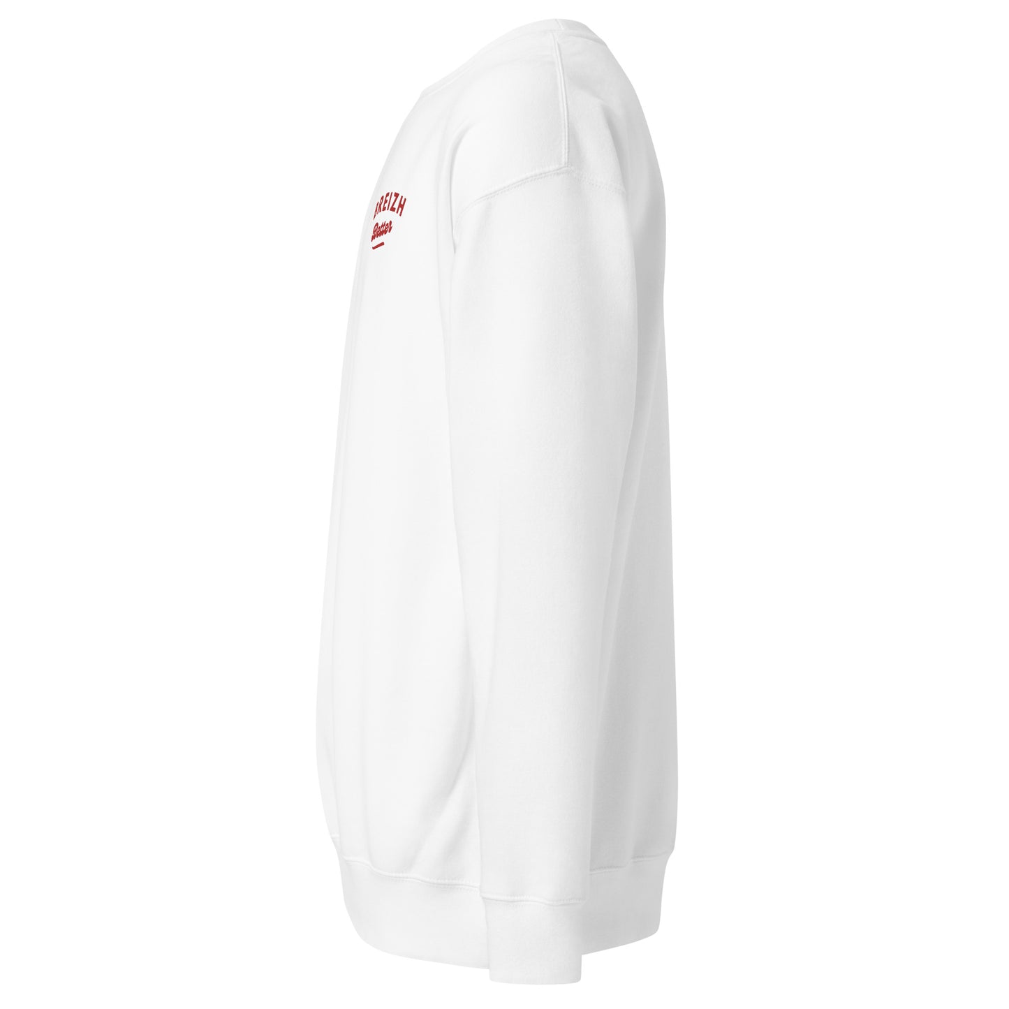 Sweat Billy brodé rouge poitrine