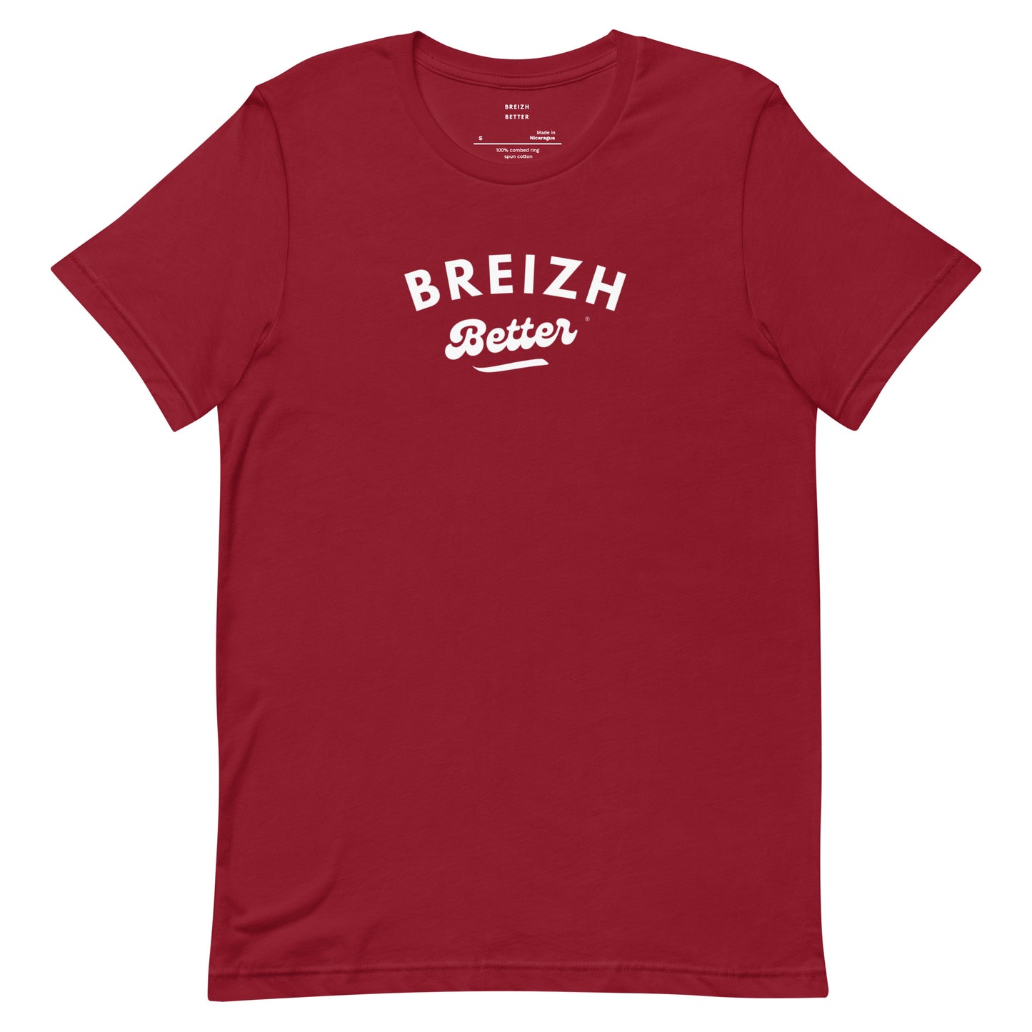 T-shirt Coton Breizhbetter Blanc Cola