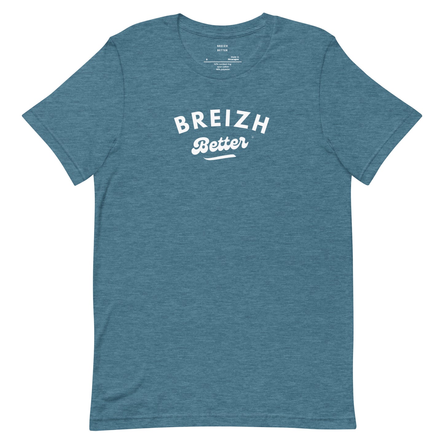 T-shirt Coton Breizhbetter Blanc Cola