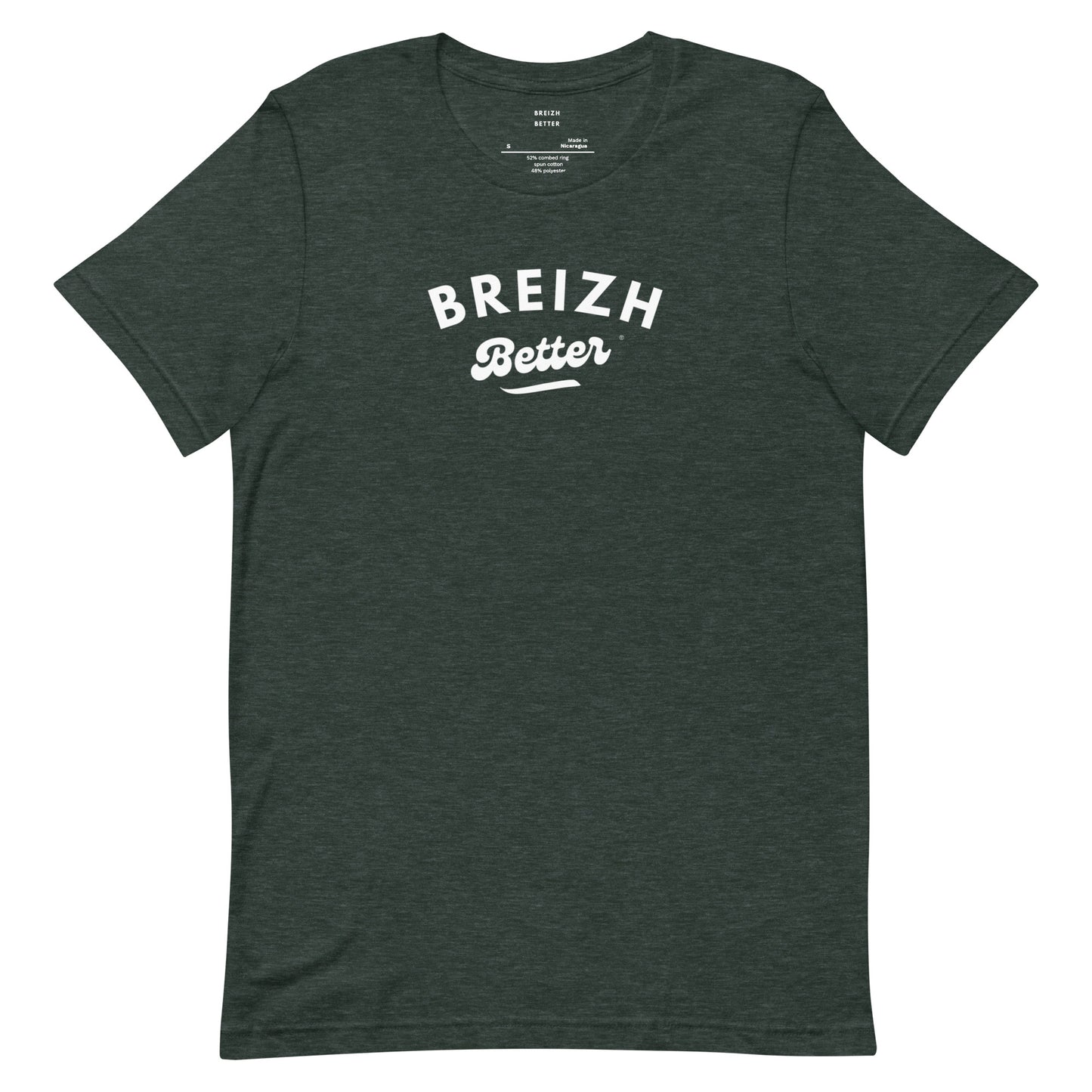 T-shirt Coton Breizhbetter Blanc Cola