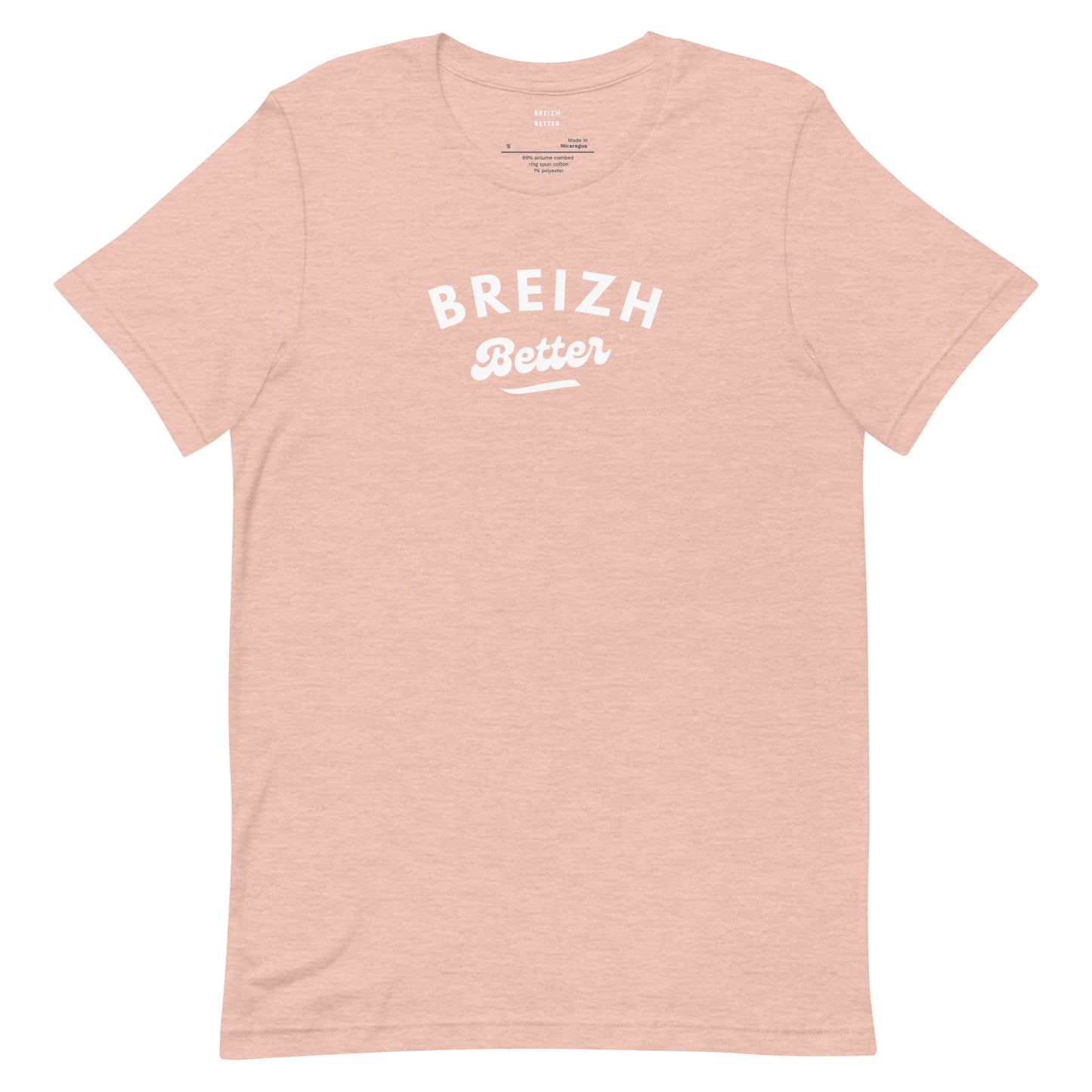 T-shirt Coton Breizhbetter Blanc Cola