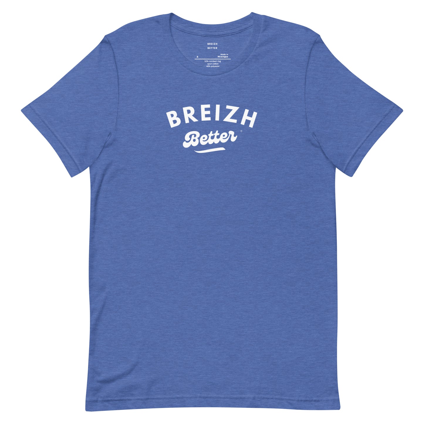 T-shirt Coton Breizhbetter Blanc Cola
