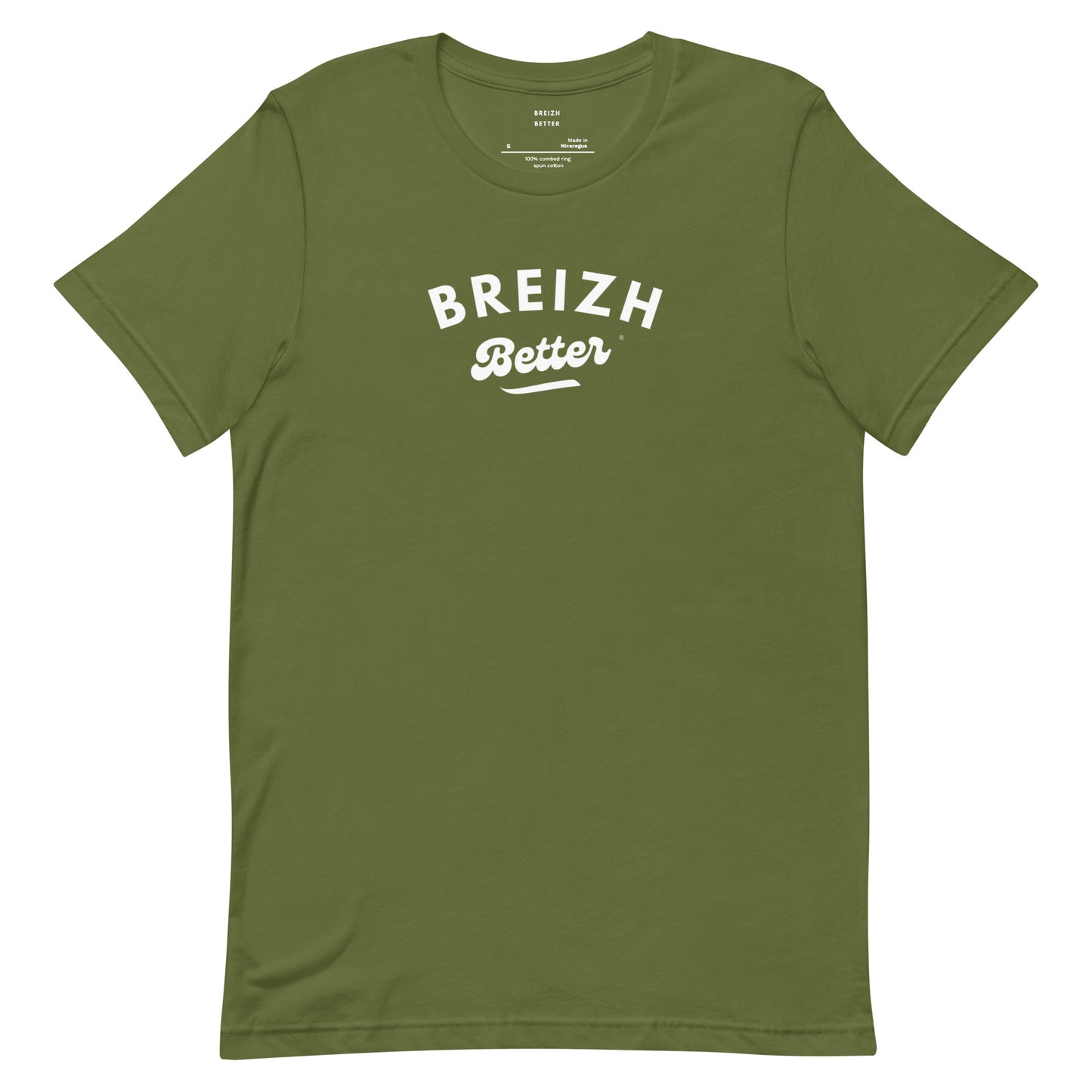 T-shirt Coton Breizhbetter Blanc Cola