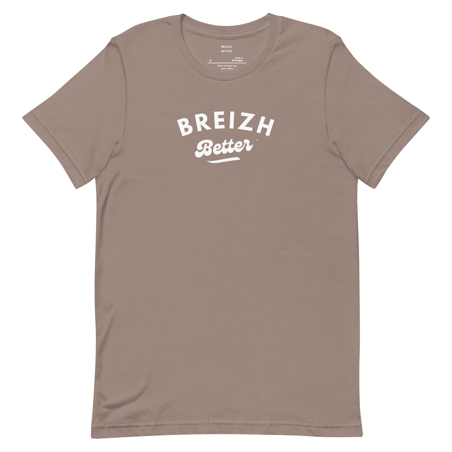 T-shirt Coton Breizhbetter Blanc Cola