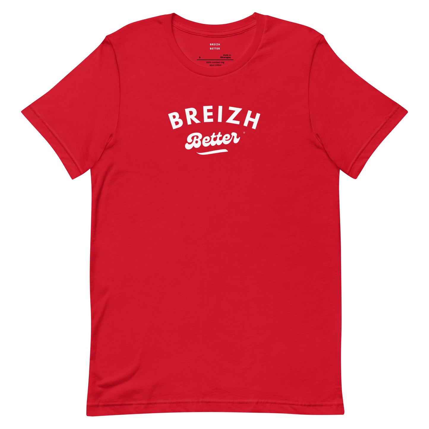 T-shirt Coton Breizhbetter Blanc Cola