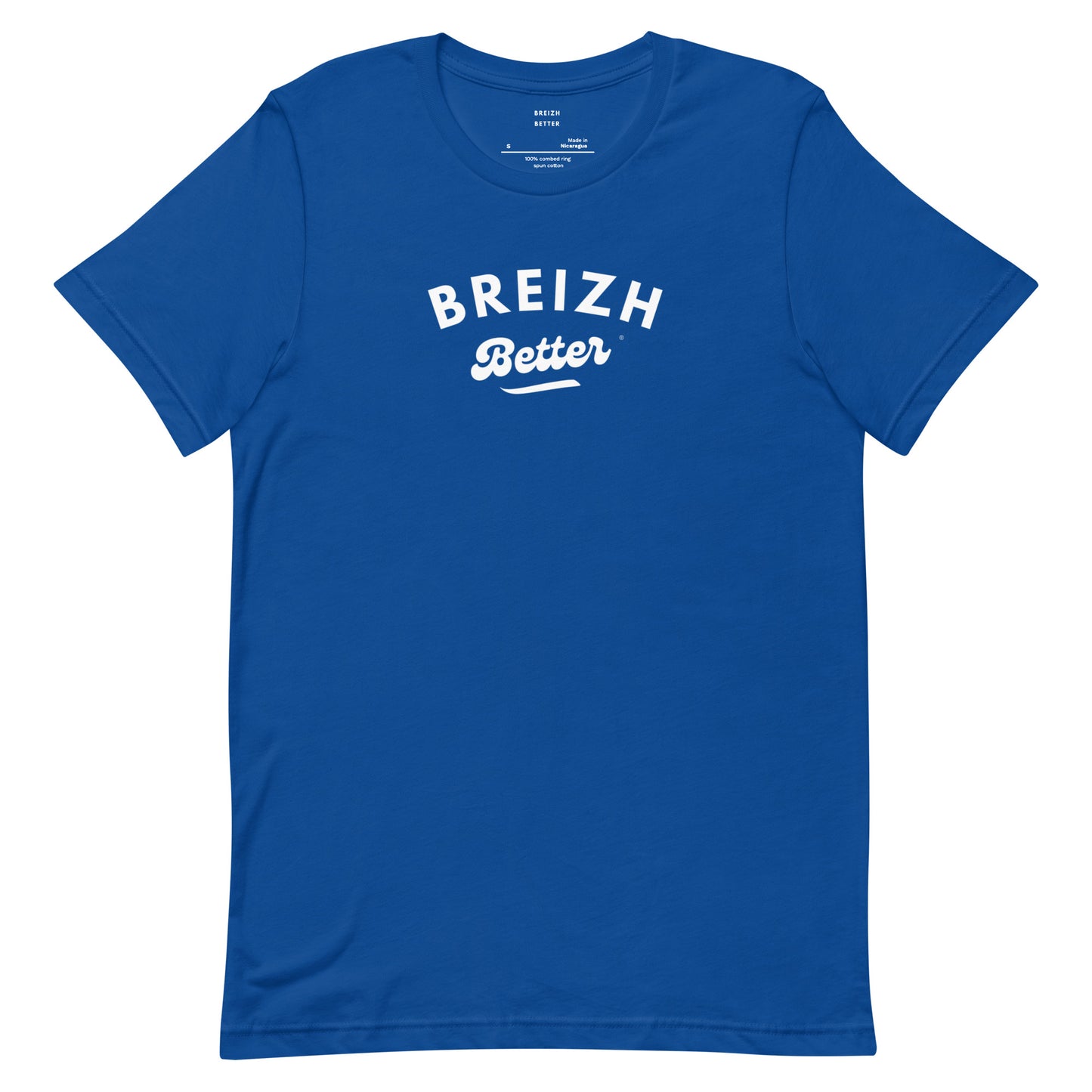 T-shirt Coton Breizhbetter Blanc Cola