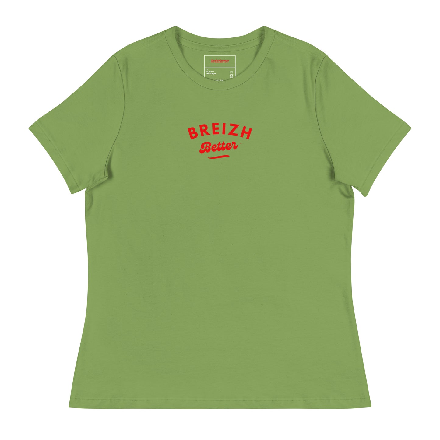 T-shirt Chiné pour Femme Beizhbetter Rouge