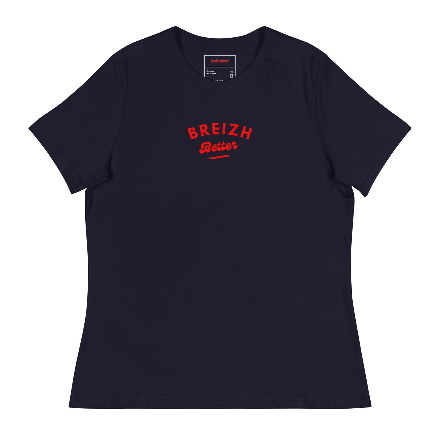 T-shirt Chiné pour Femme Beizhbetter Rouge