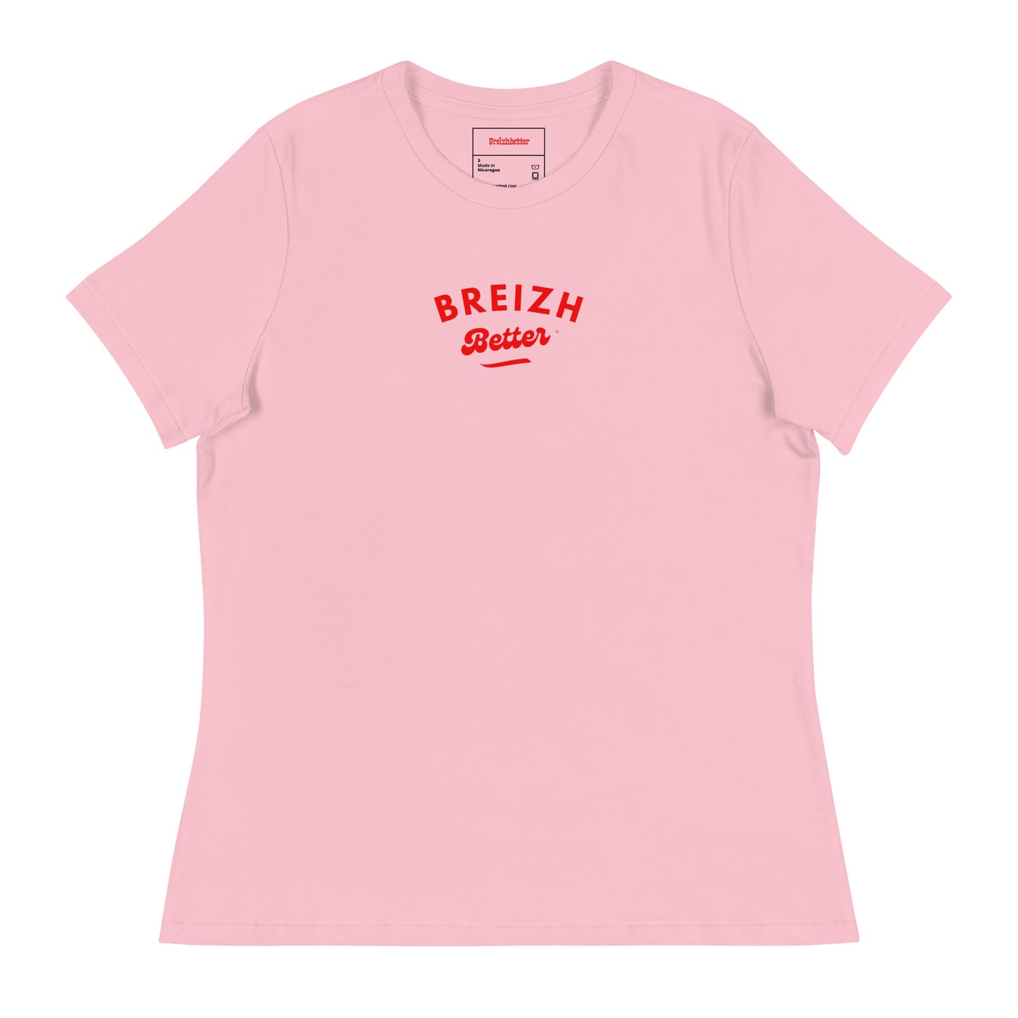 T-shirt Chiné pour Femme Beizhbetter Rouge