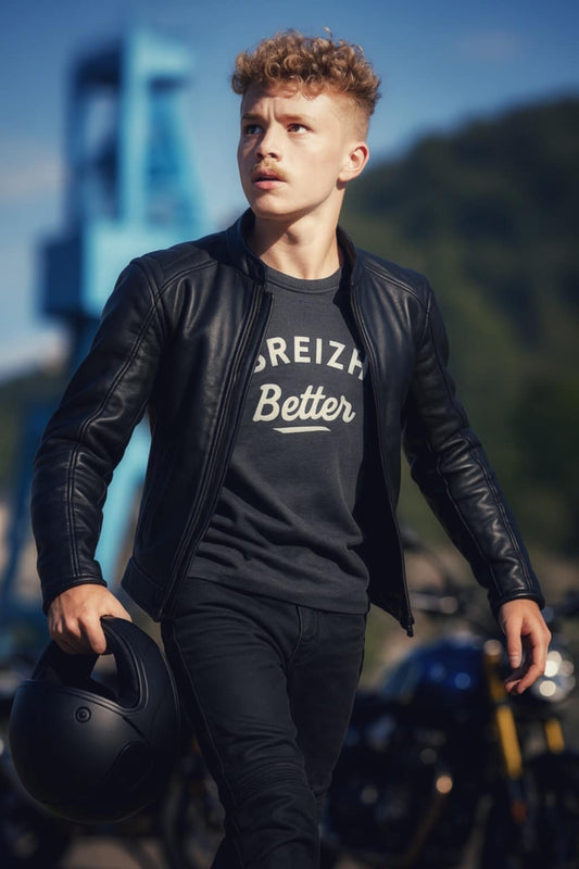 T-shirt classique unisexe Breizhbetter Billy Blanc