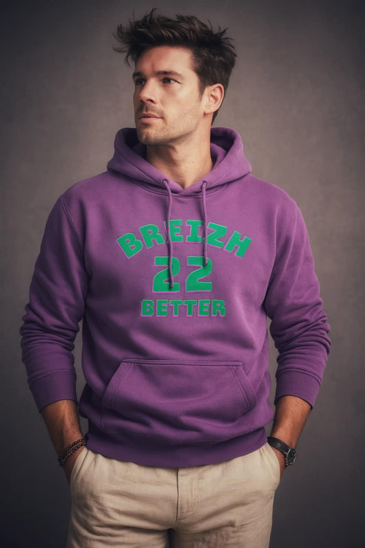 Sweat à Capuche Unisexe Breizhbetter 22
